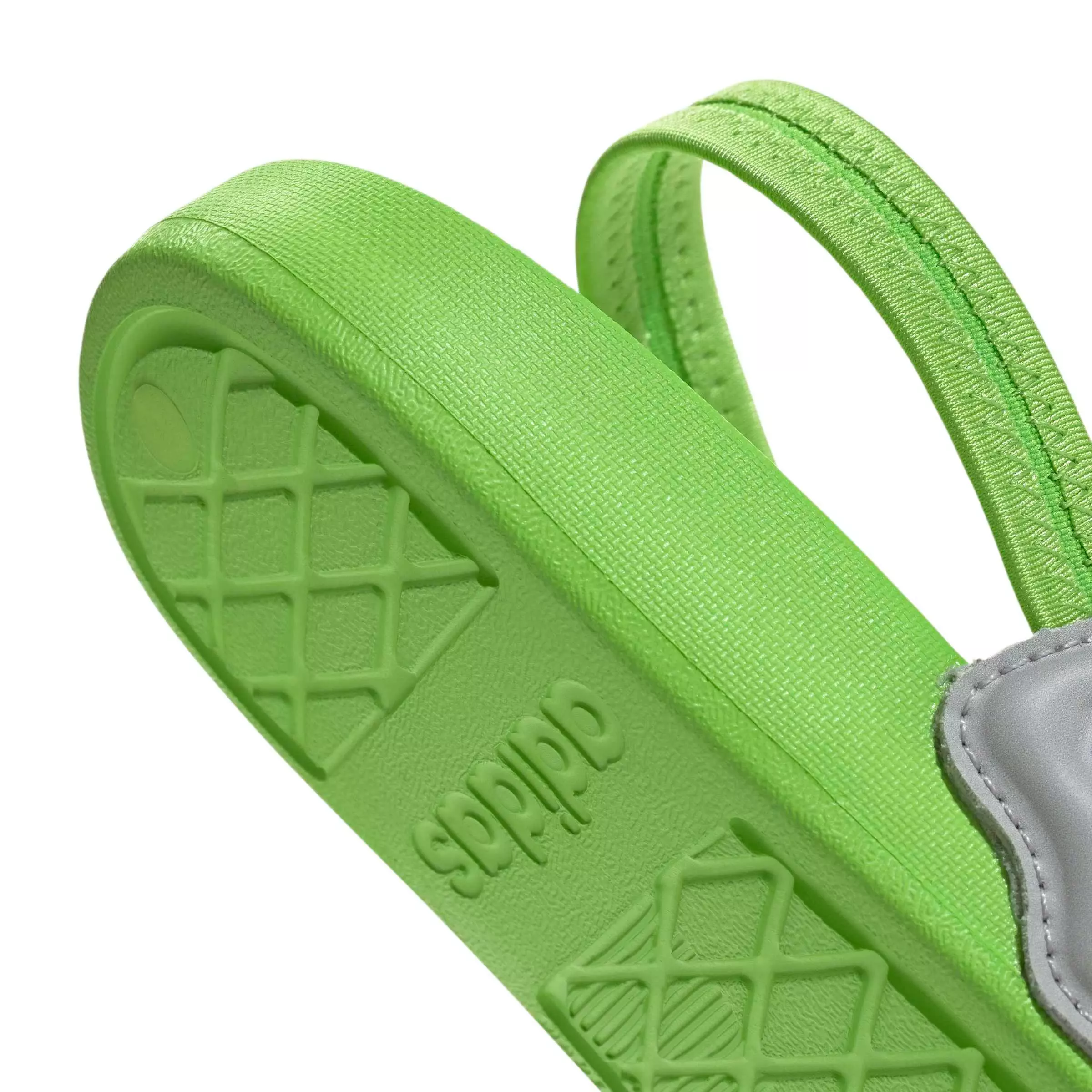 adidas Pixar Toy Story Adilette Estrap "Semi Green/Purple Burst/Grey Two" Preschool Boys' Slide - GREEN/PURPLE/GREY