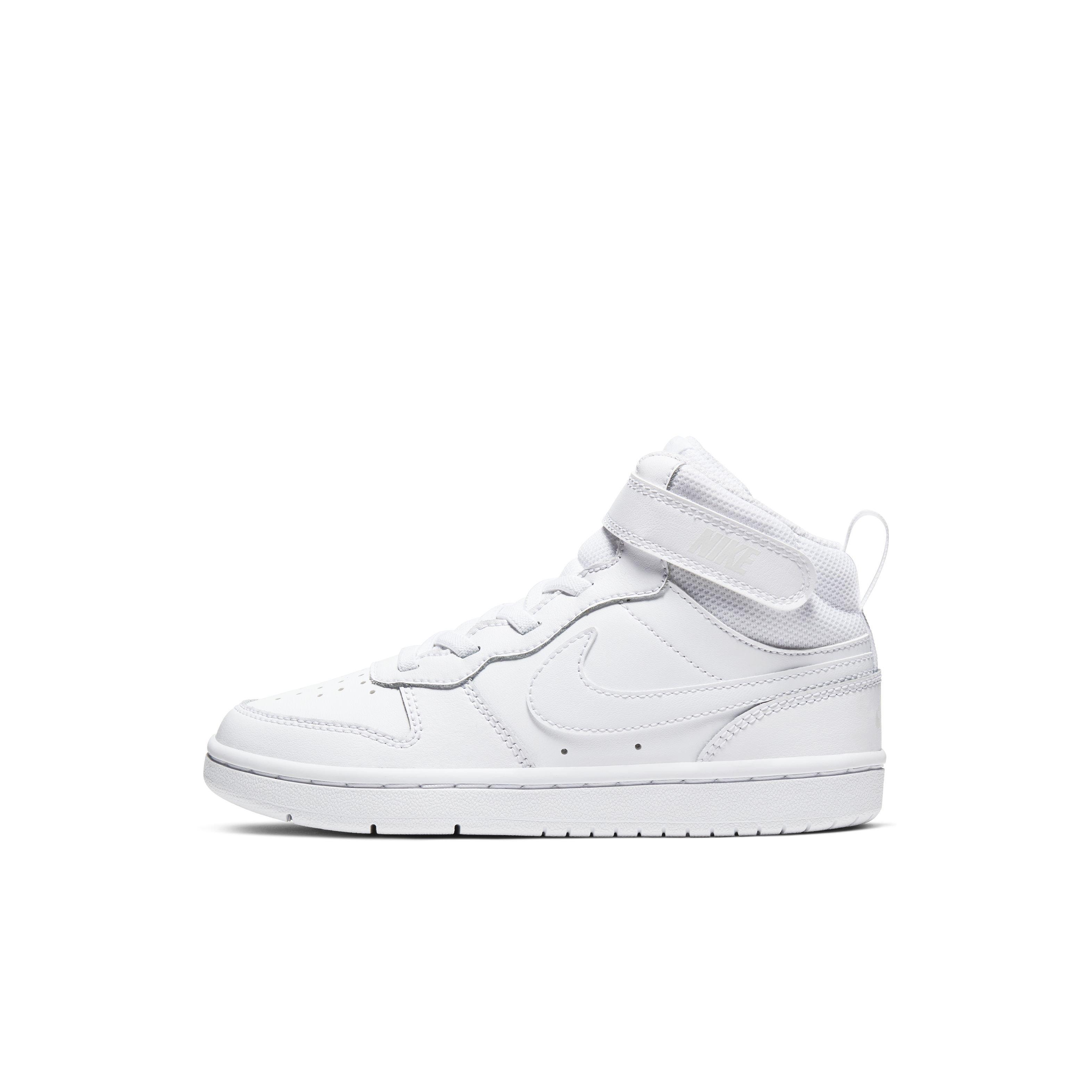 Nike Court Borough Mid 2 Preschool Kids' "White" Shoe