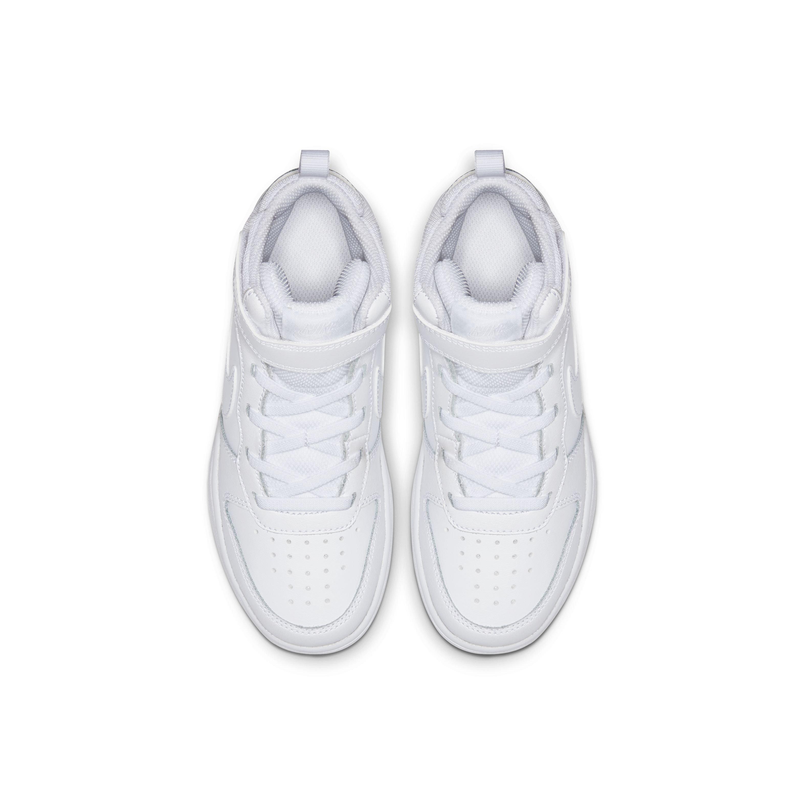Nike Court Borough Mid 2 Preschool Kids' "White" Shoe