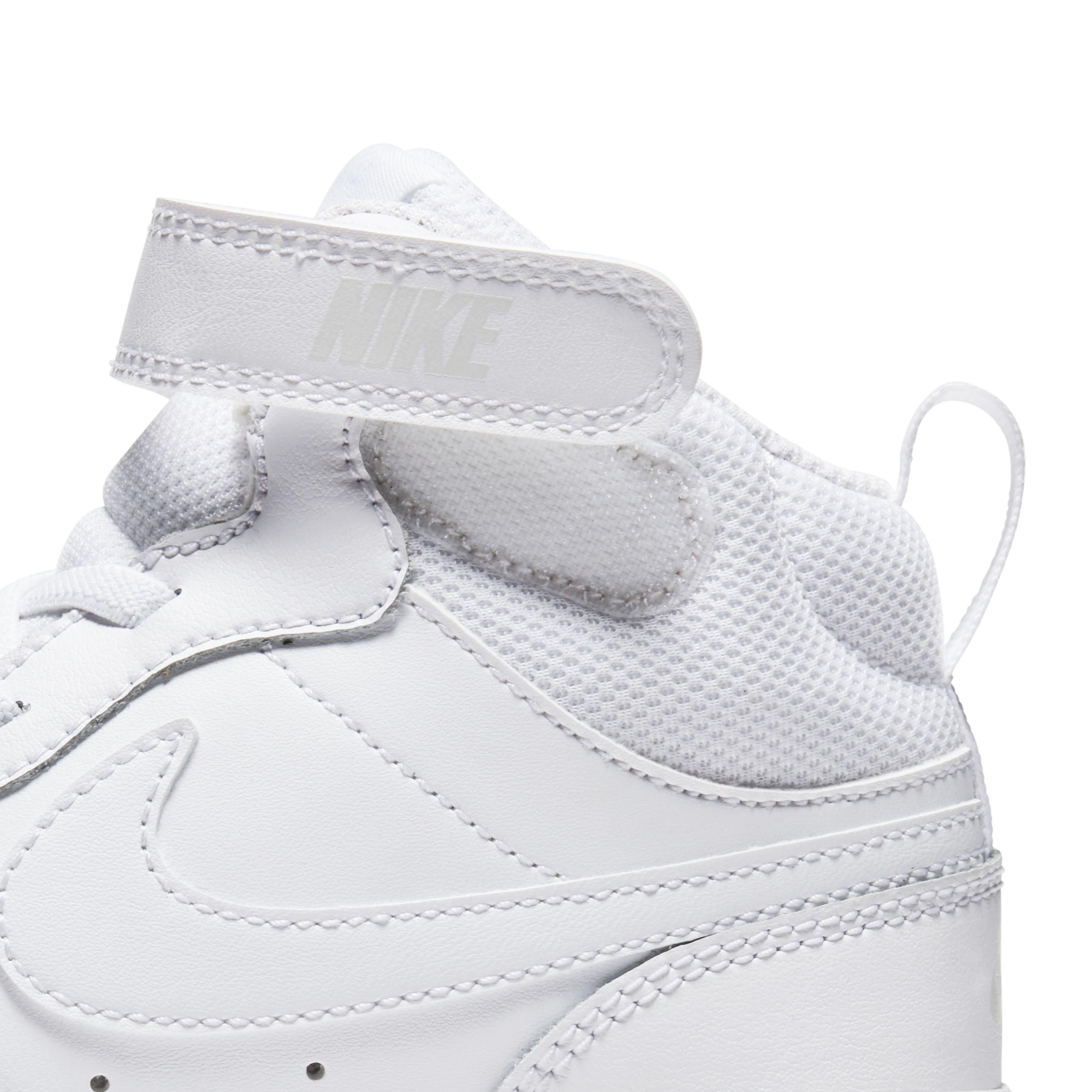 Nike Court Borough Mid 2 Preschool Kids' "White" Shoe
