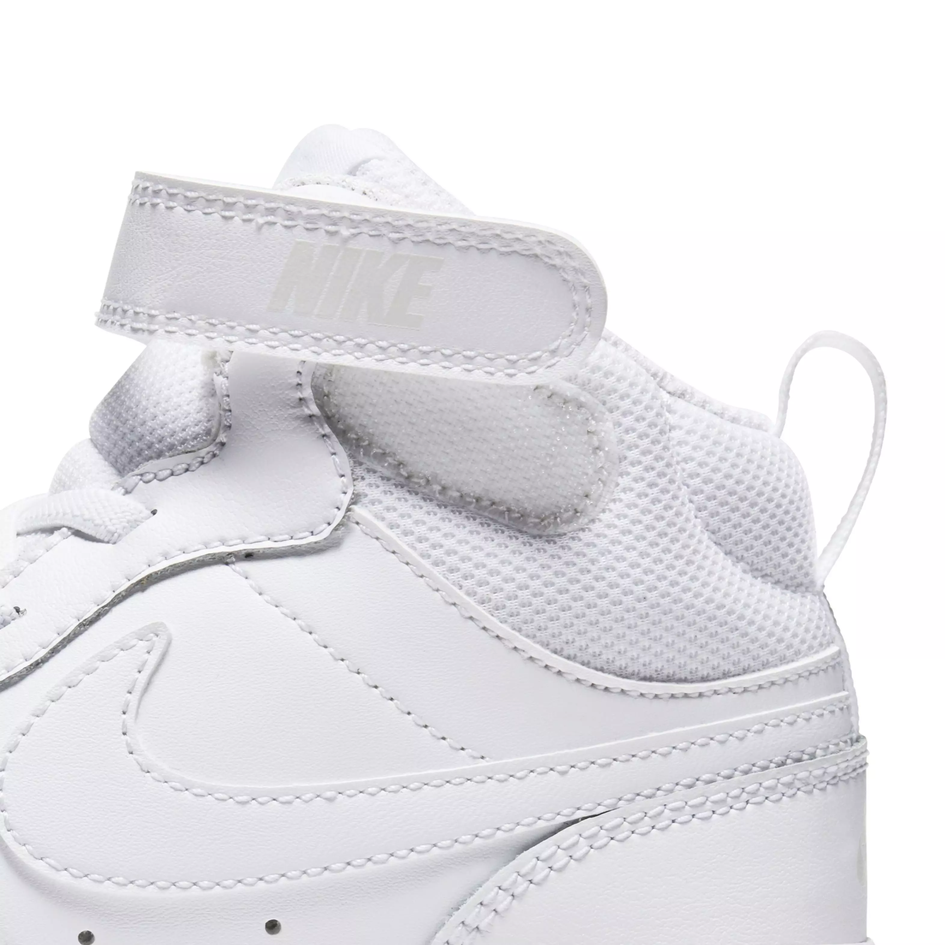Nike Court Borough Mid 2 "White" Preschool Kids' Shoe - WHITE