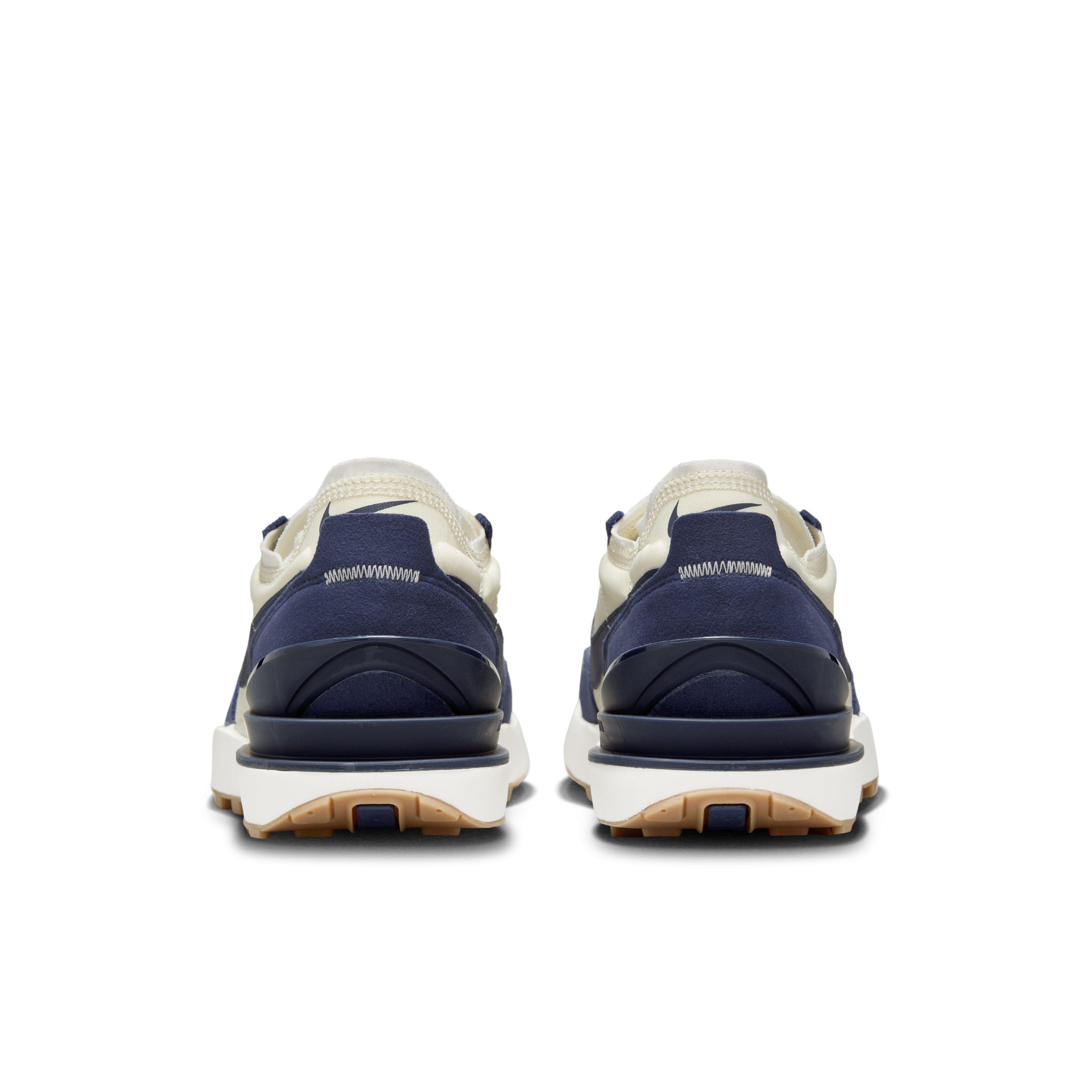 Nike Waffle One SE Sneakers in Stone and Navy-White