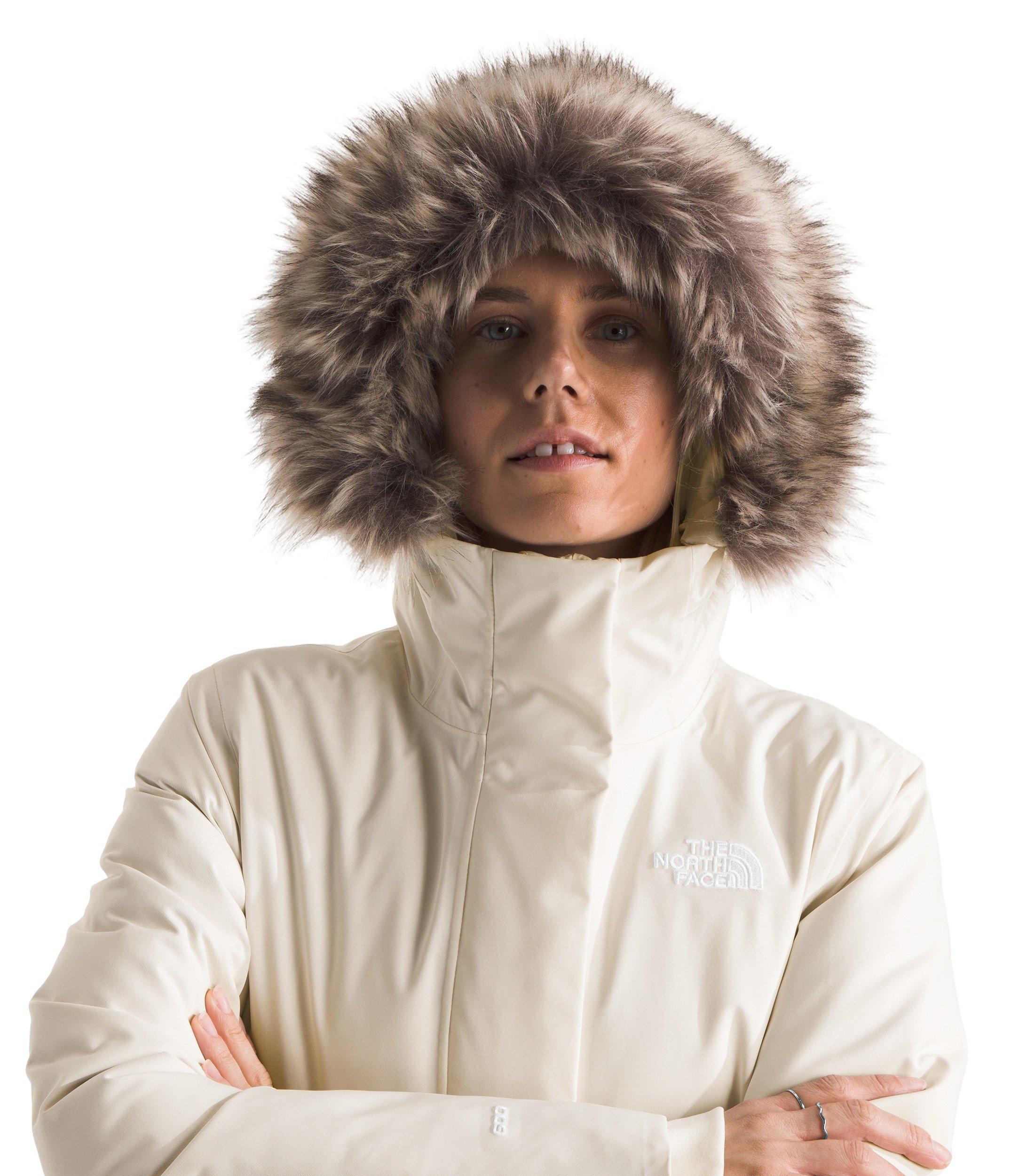 The North Face Women's Arctic Parka -White - WHITE Thumbnail View 3