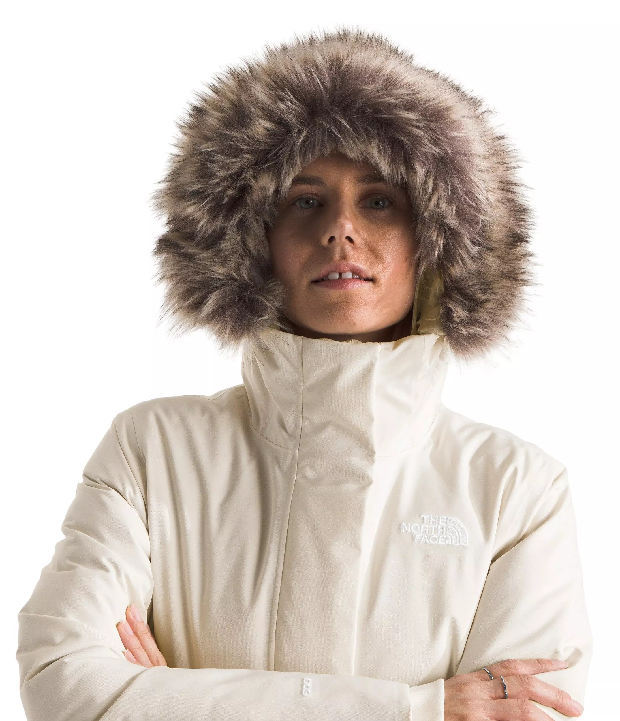 The North Face Women's Arctic Parka -White - WHITE
