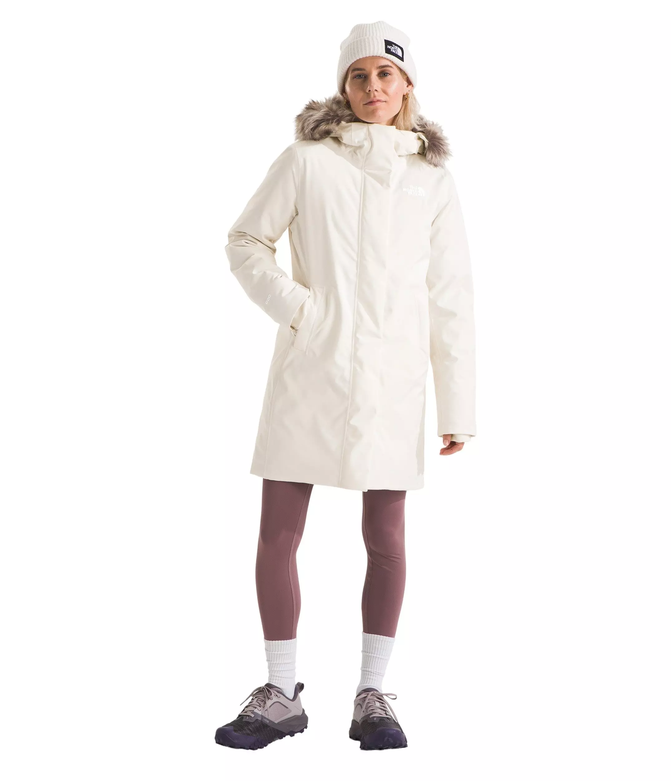 The North Face Women's Arctic Parka - White - WHITE