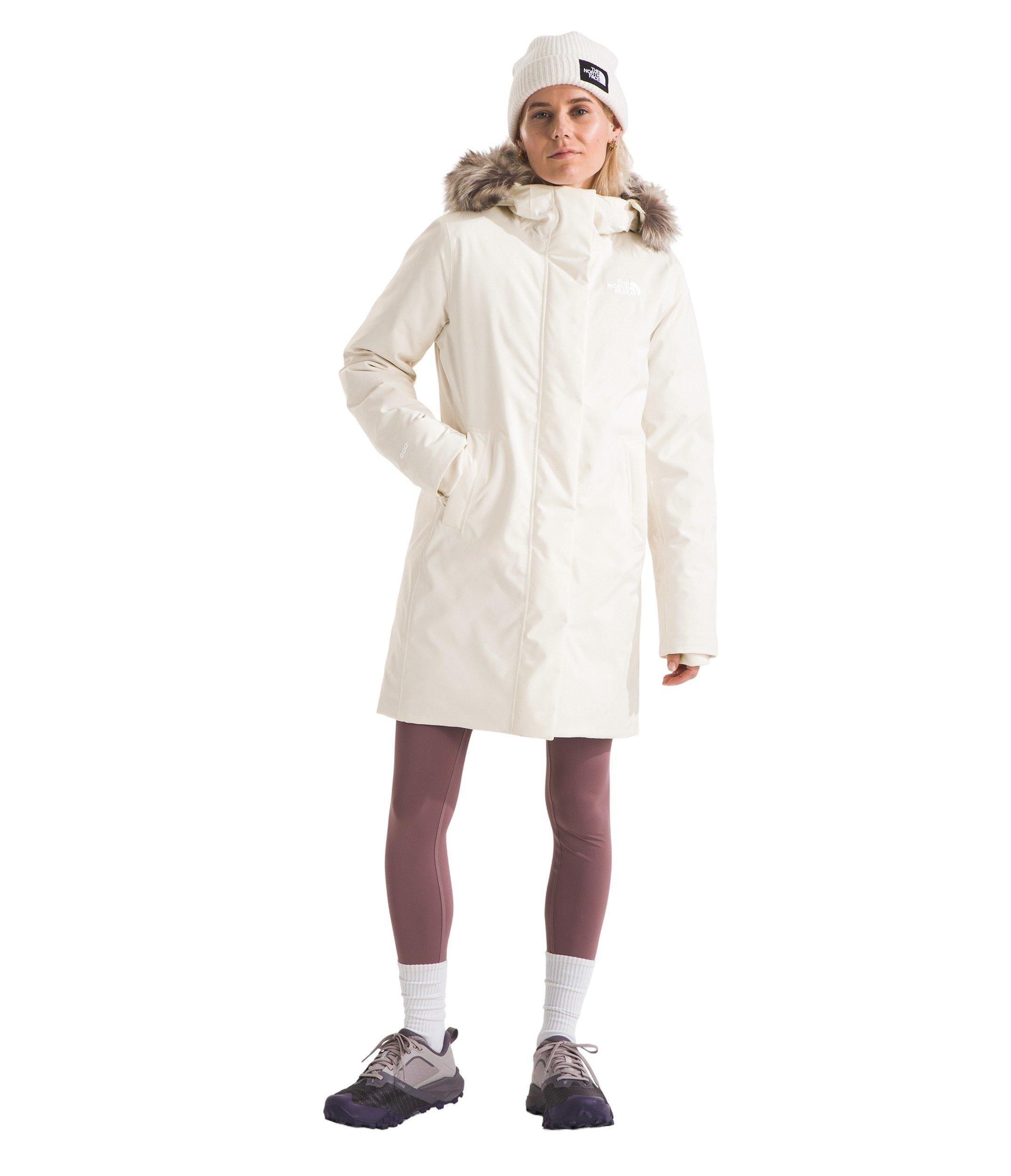 The North Face Women's Arctic Parka -White - WHITE Thumbnail View 9