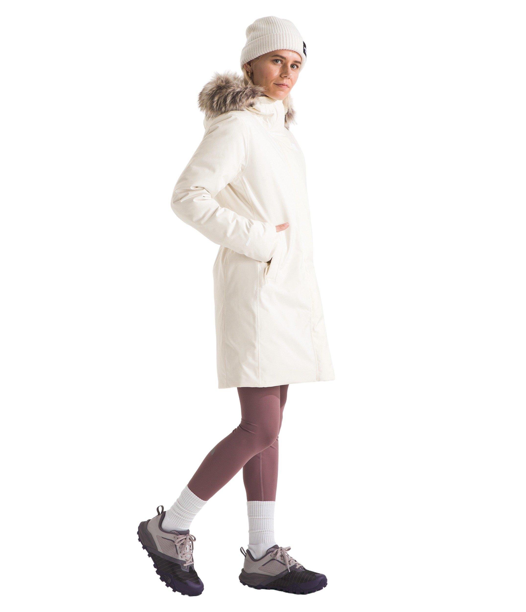 The North Face Women's Arctic Parka -White - WHITE Thumbnail View 10