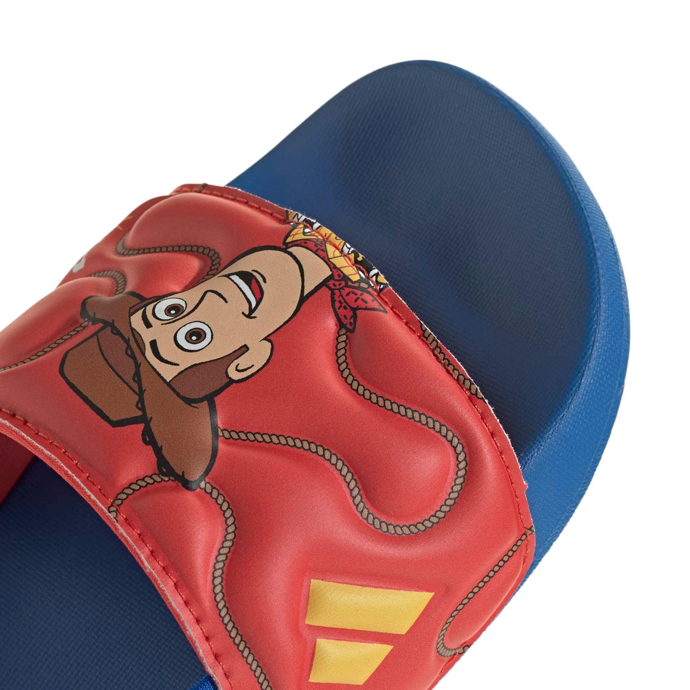 adidas Pixar Toy Story Adilette Estrap "Bright Royal/Bold Gold/Semi Lucid Red" Preschool Boys' Slide - ROYAL/GOLD/RED Thumbnail View 8