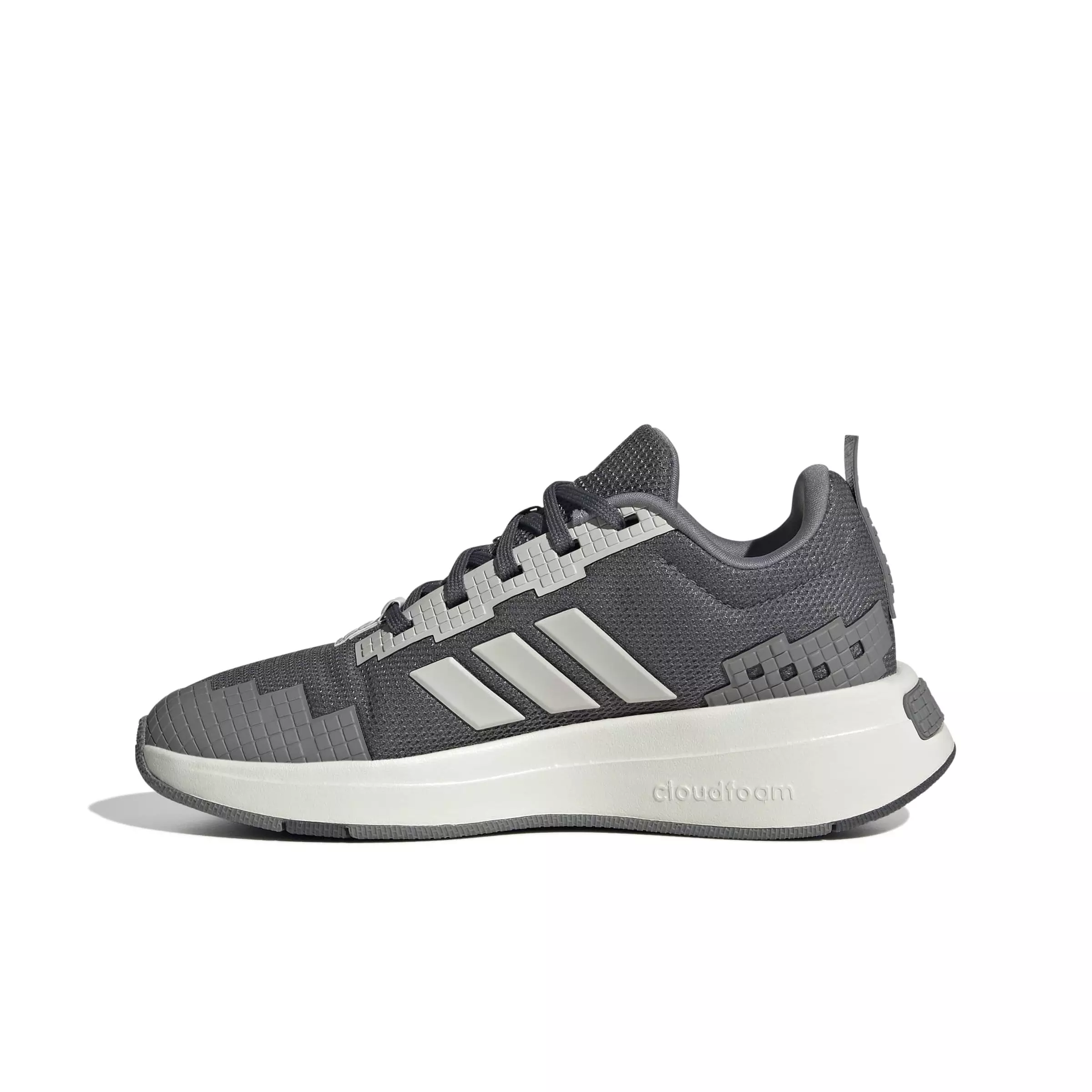 adidas Minecraft Pro "Grey Five/Grey One/Grey Three" Grade School Boys' Shoe - GREY/GREY/GREY