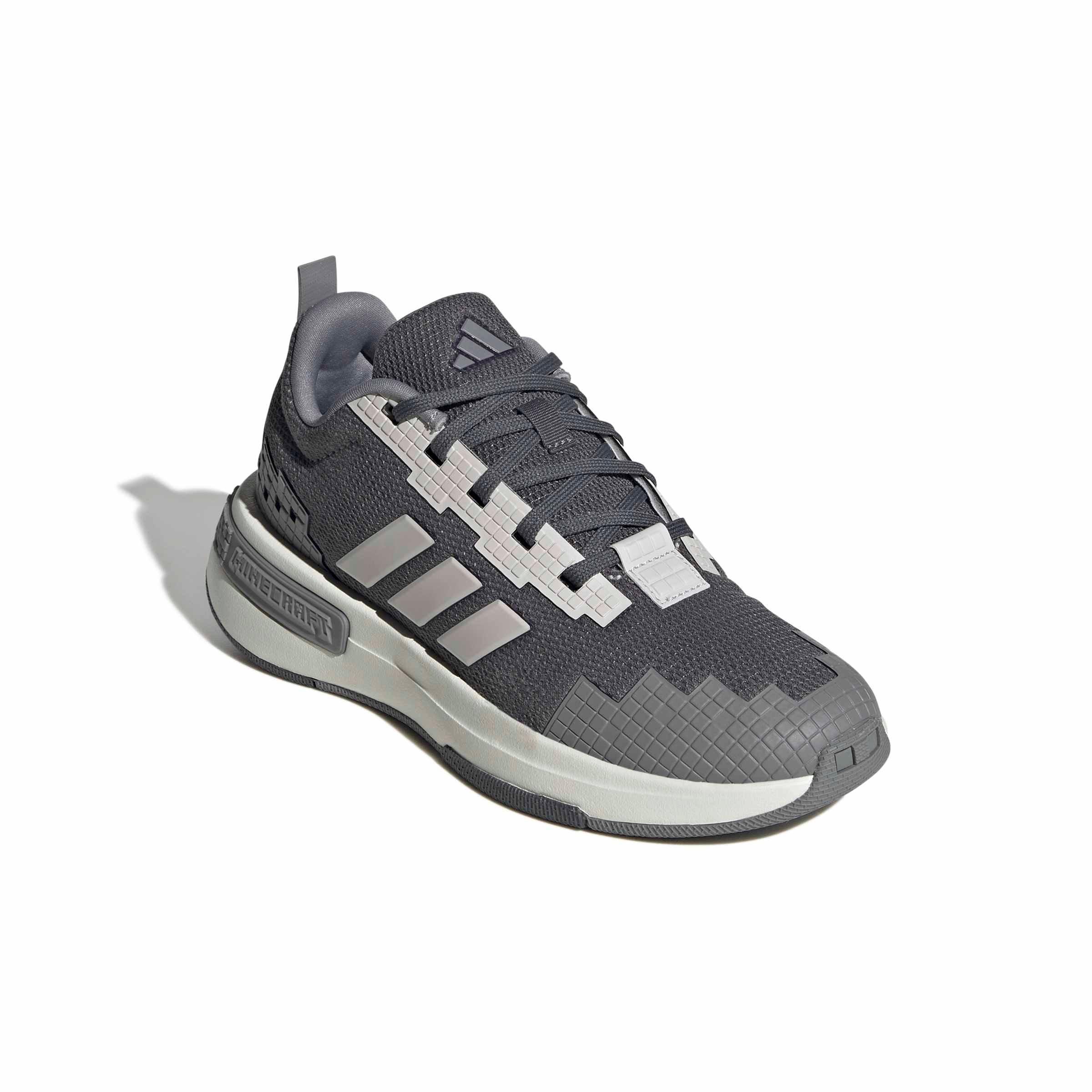 adidas Minecraft Pro "Grey Five/Grey One/Grey Three" Grade School Boys' Shoe - GREY/GREY/GREY Thumbnail View 3
