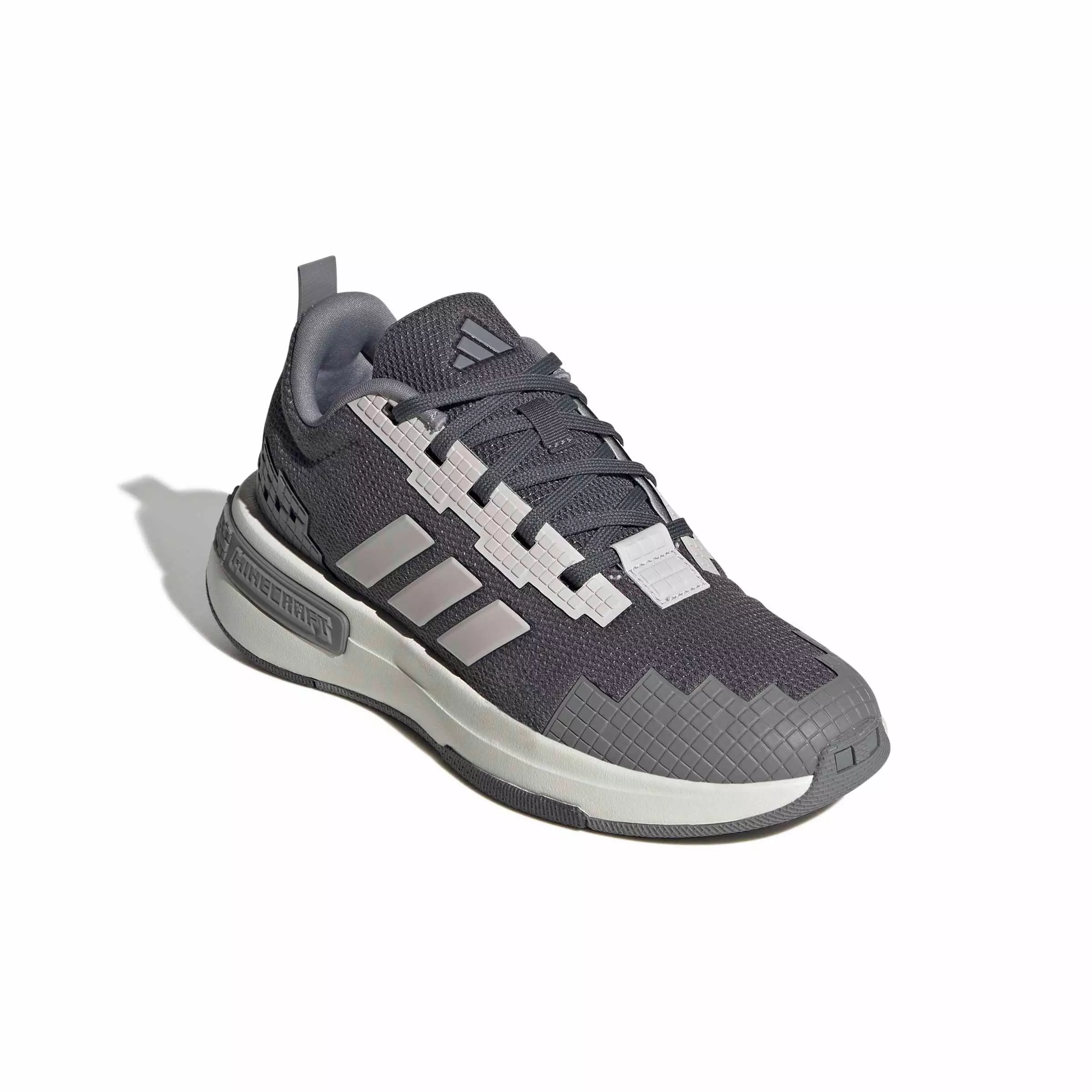 adidas Minecraft Pro "Grey Five/Grey One/Grey Three" Grade School Boys' Shoe - GREY/GREY/GREY