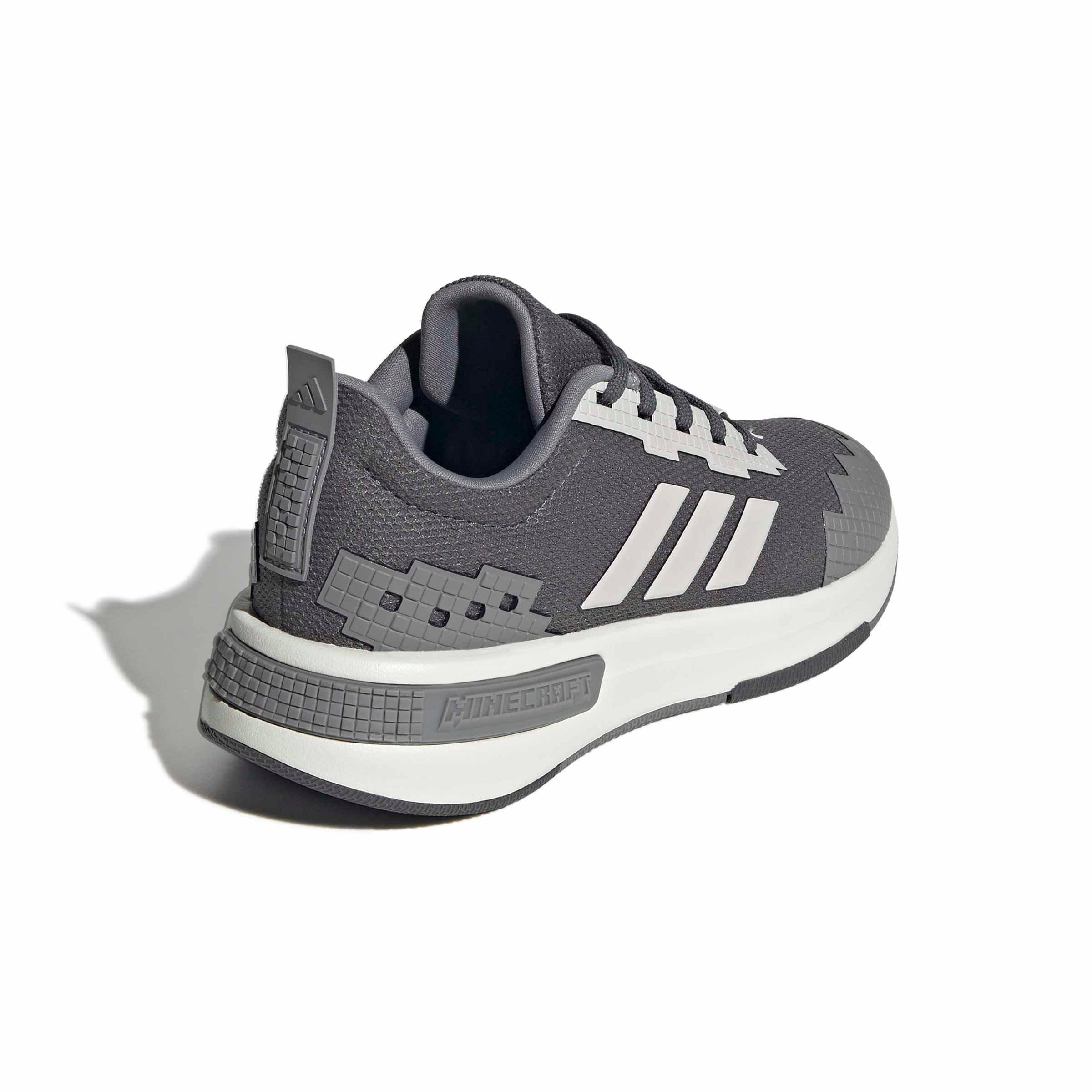 adidas Minecraft Pro "Grey Five/Grey One/Grey Three" Grade School Boys' Shoe - GREY/GREY/GREY Thumbnail View 4
