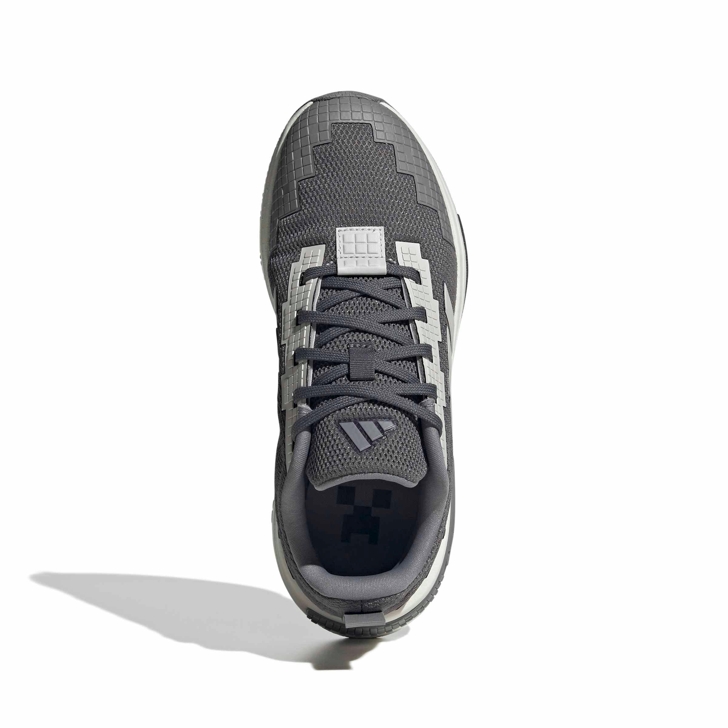 adidas Minecraft Pro "Grey Five/Grey One/Grey Three" Grade School Boys' Shoe - GREY/GREY/GREY Thumbnail View 5