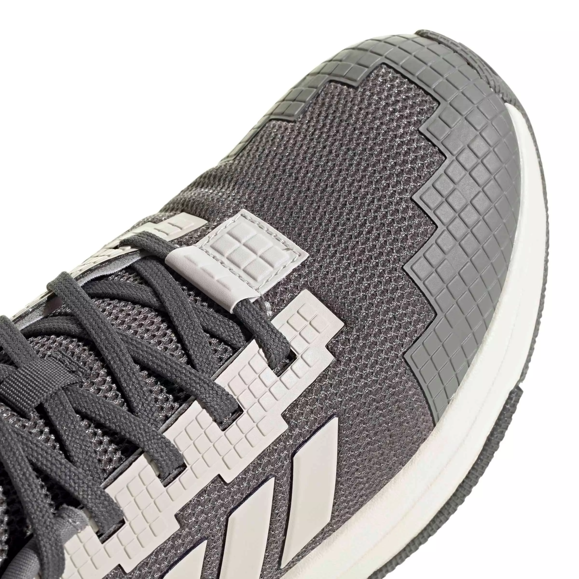adidas Minecraft Pro "Grey Five/Grey One/Grey Three" Grade School Boys' Shoe - GREY/GREY/GREY