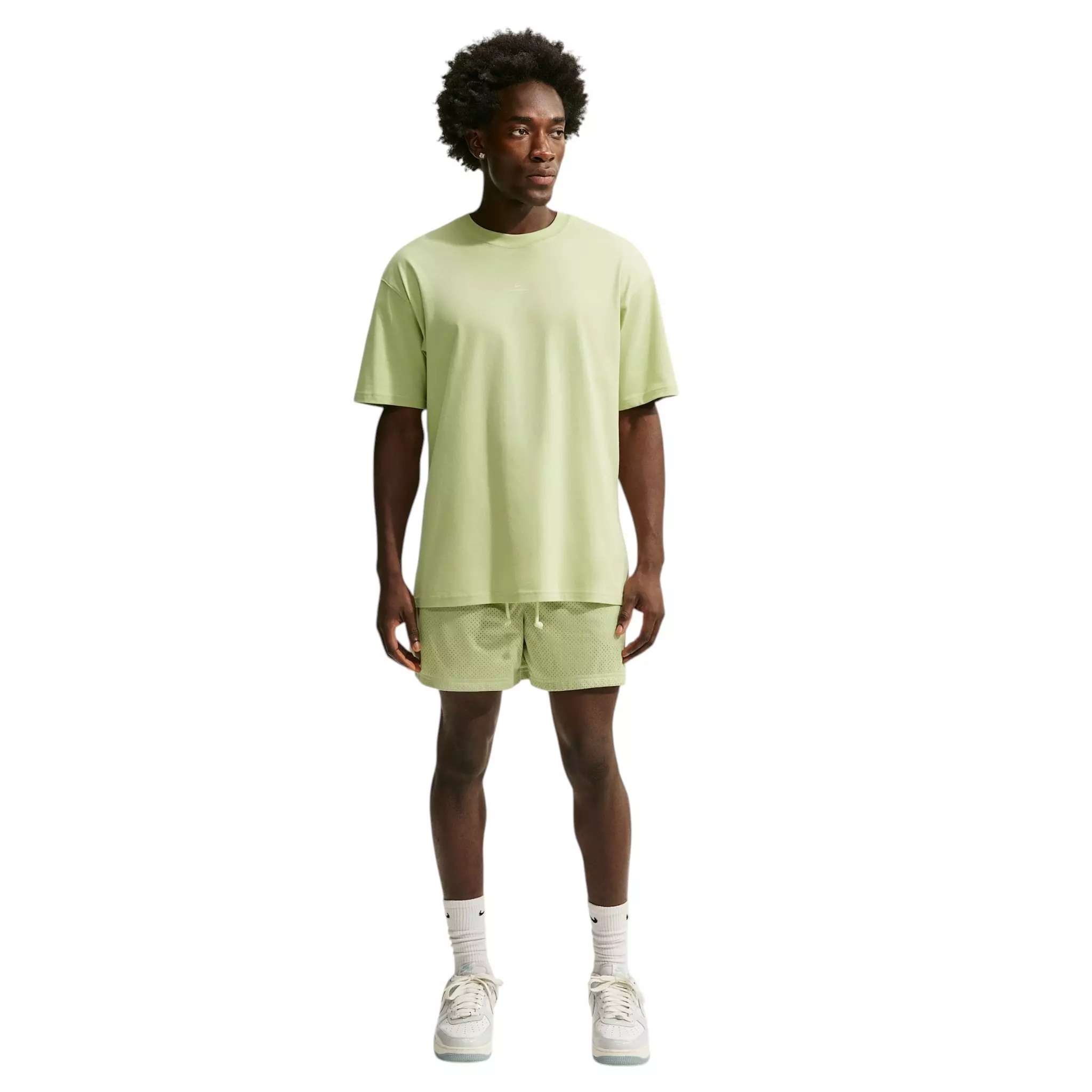 Nike Men's Standard Issue 5in Practice Mesh Basketball Shorts - Olive - OLIVE