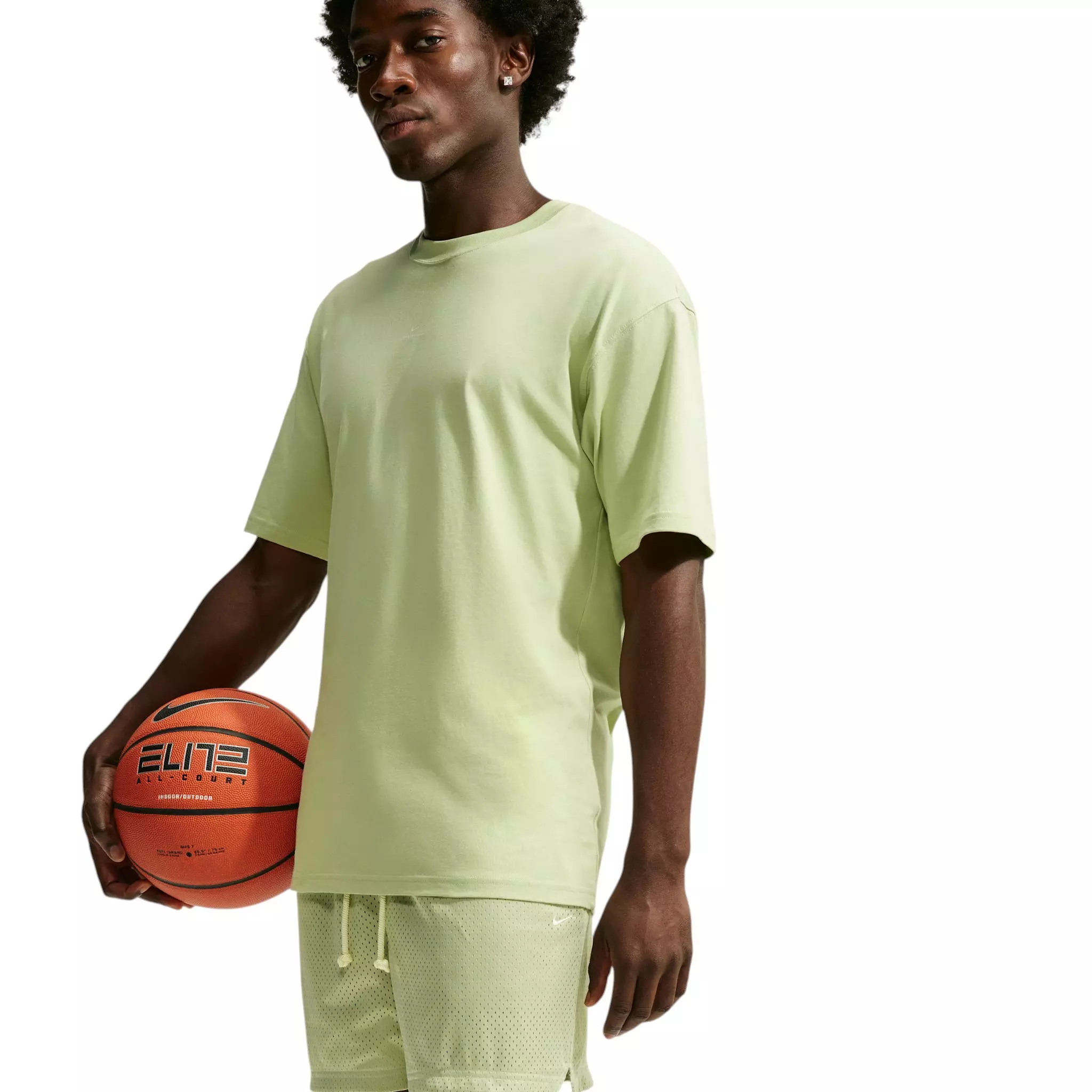 Nike Men's Standard Issue 5in Practice Mesh Basketball Shorts - Olive - OLIVE