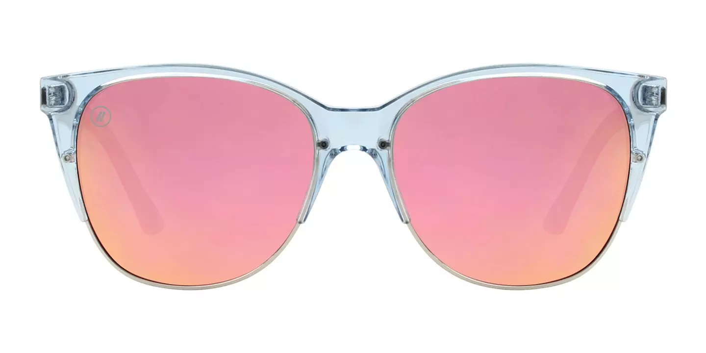 Blenders Starlet Sky Mistress Polarized Mirrored Sunglasses - PINK