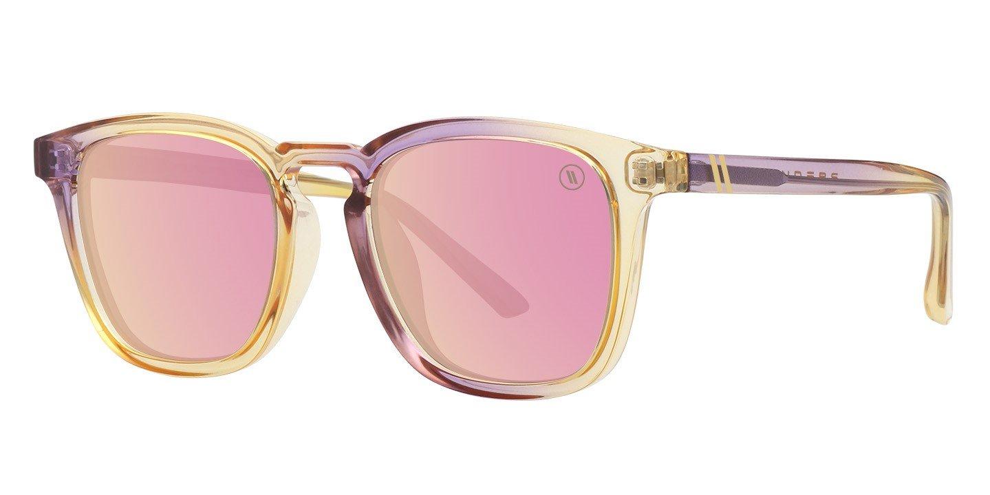 Blenders Sydney Coral Summer Polarized Mirrored Sunglasses - PINK Thumbnail View 1