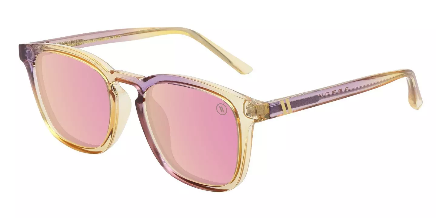 Blenders Sydney Coral Summer Polarized Mirrored Sunglasses - PINK