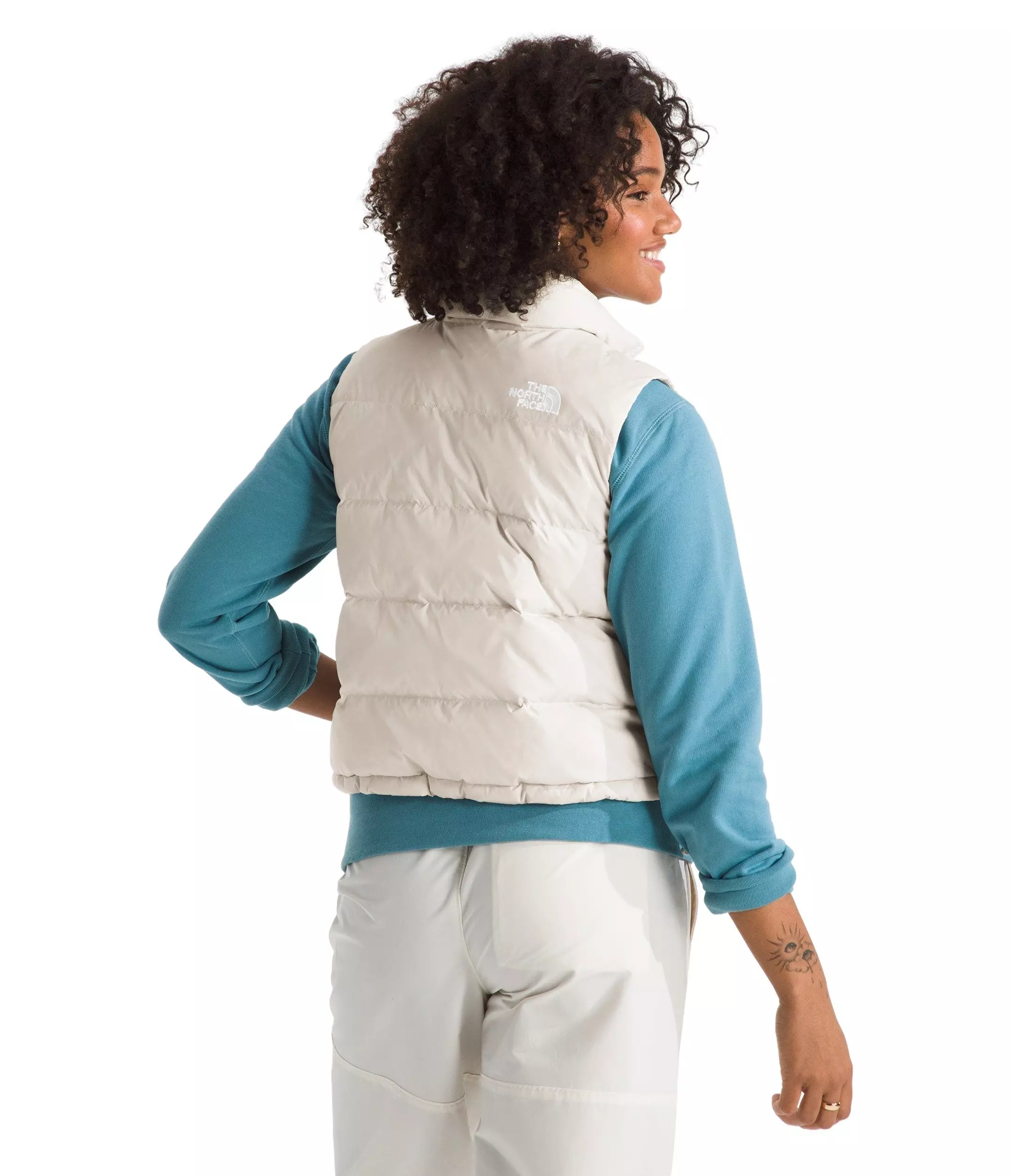 The North Face Women’s Hydrenalite Down A-Line Vest -White - WHITE