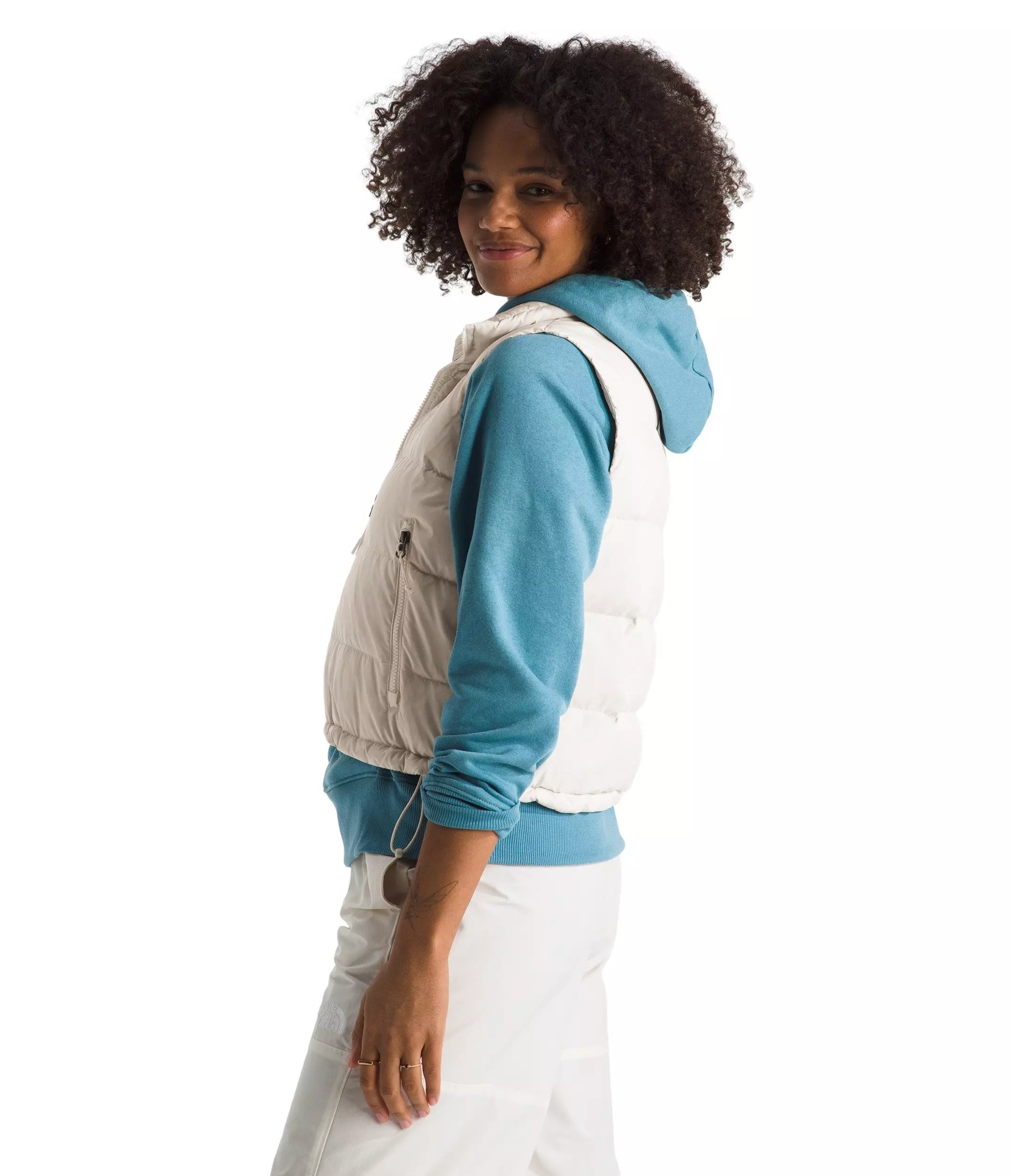 The North Face Women’s Hydrenalite Down A-Line Vest -White - WHITE