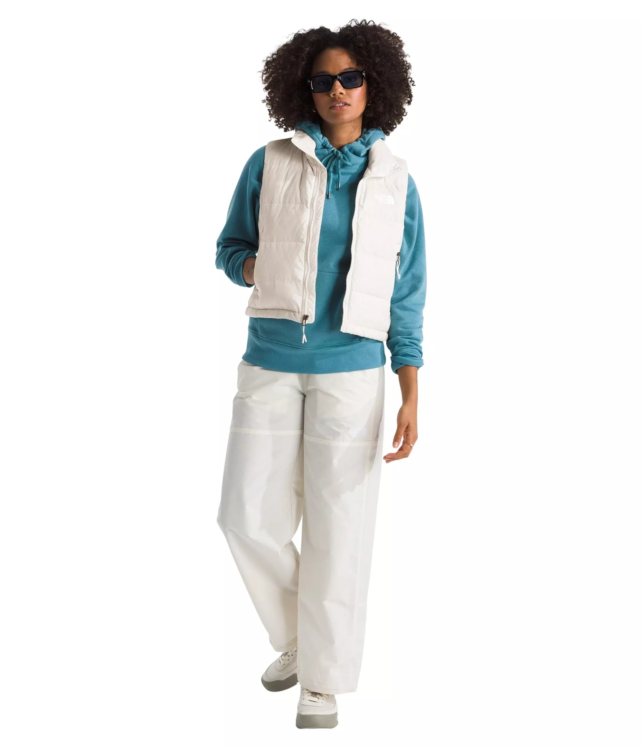 The North Face Women’s Hydrenalite Down A-Line Vest -White - WHITE