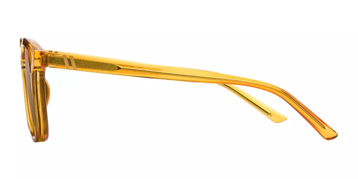 Blenders Sydney Amber Coast Polarized Mirrored Sunglasses - AMBER