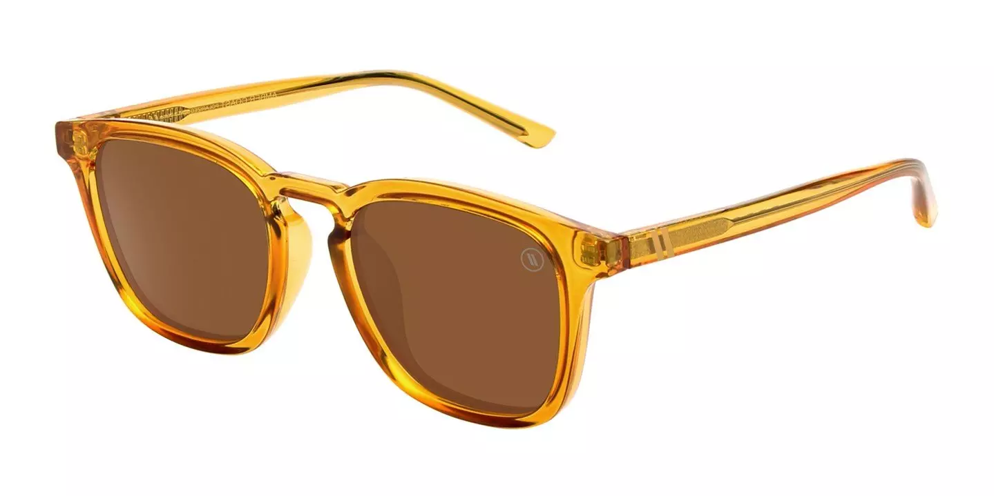 Blenders Sydney Amber Coast Polarized Mirrored Sunglasses - AMBER