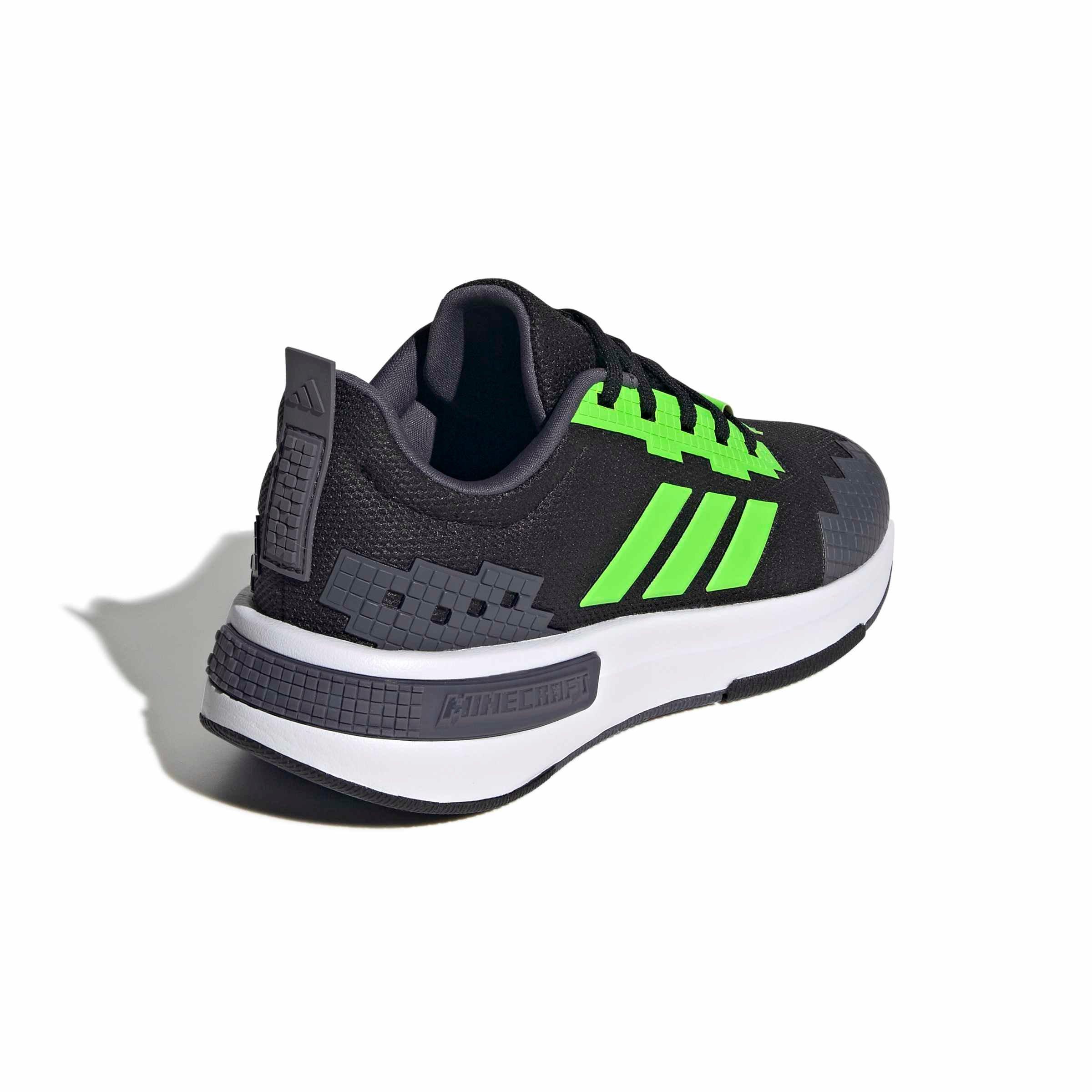 adidas Minecraft Pro "Core Black/Ftwr White/Aurora Onix" Grade School Boys' Shoe - BLACK/WHITE/ONIX Thumbnail View 4