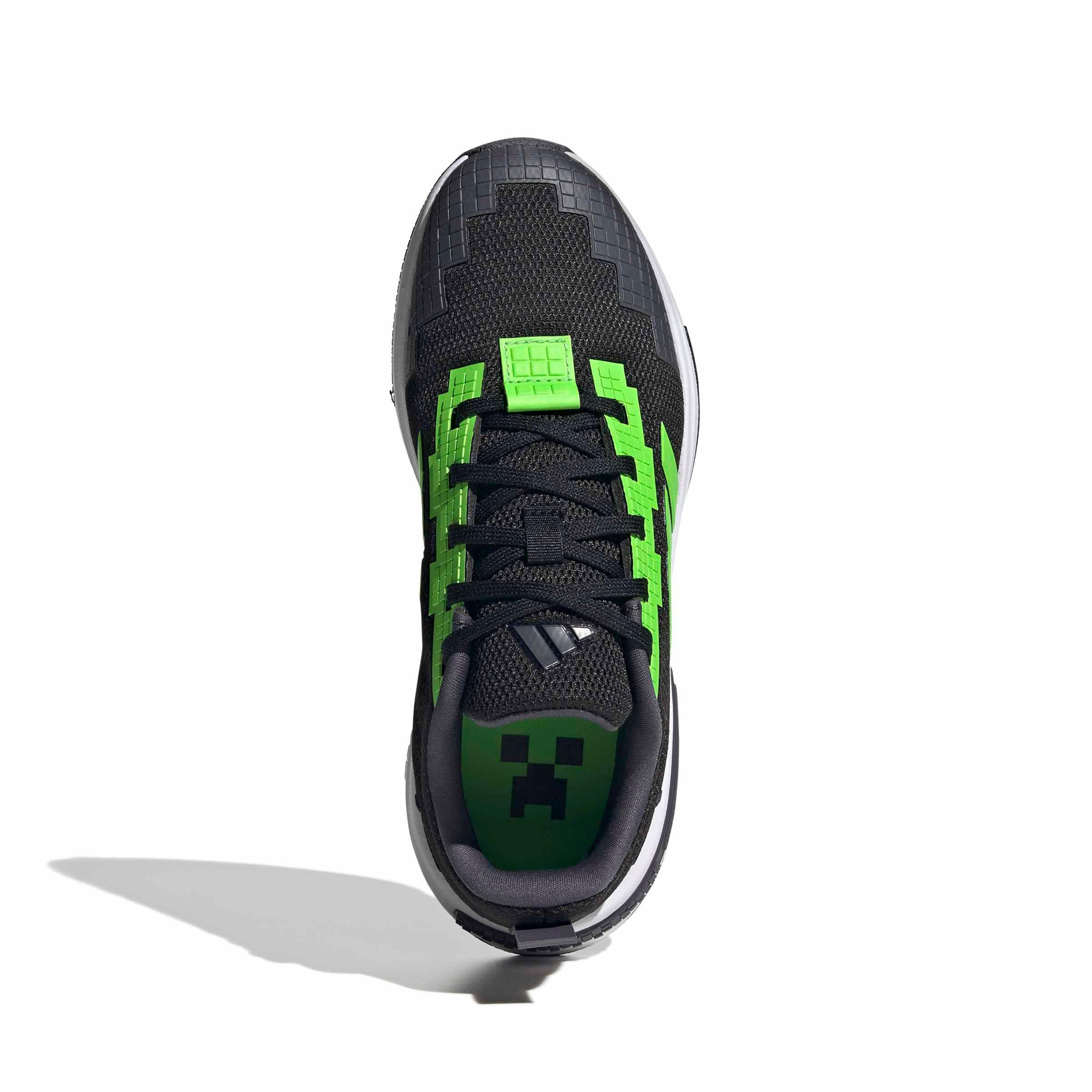 adidas Minecraft Pro "Core Black/Ftwr White/Aurora Onix" Grade School Boys' Shoe - BLACK/WHITE/ONIX Thumbnail View 5