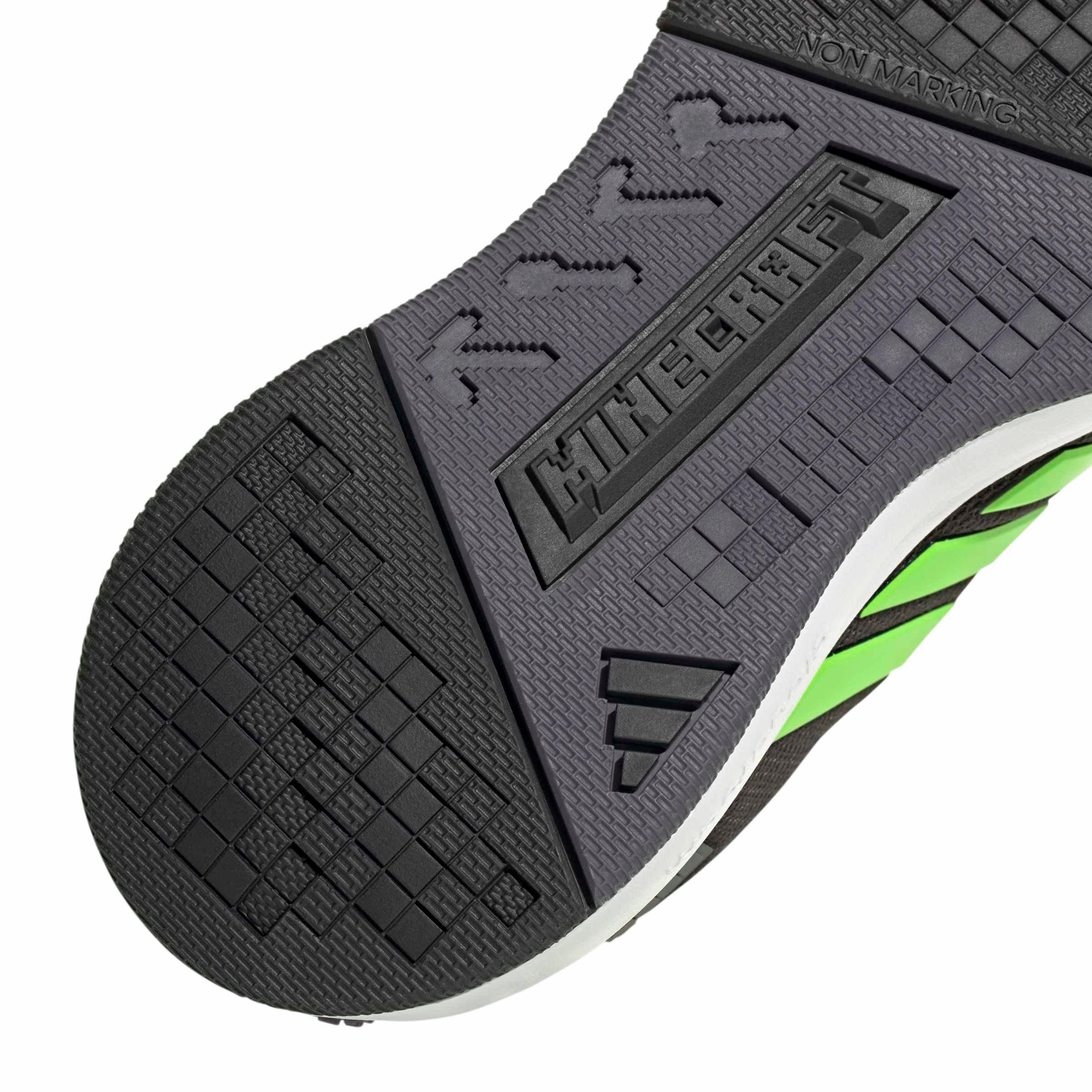 adidas Minecraft Pro "Core Black/Ftwr White/Aurora Onix" Grade School Boys' Shoe - BLACK/WHITE/ONIX Thumbnail View 8