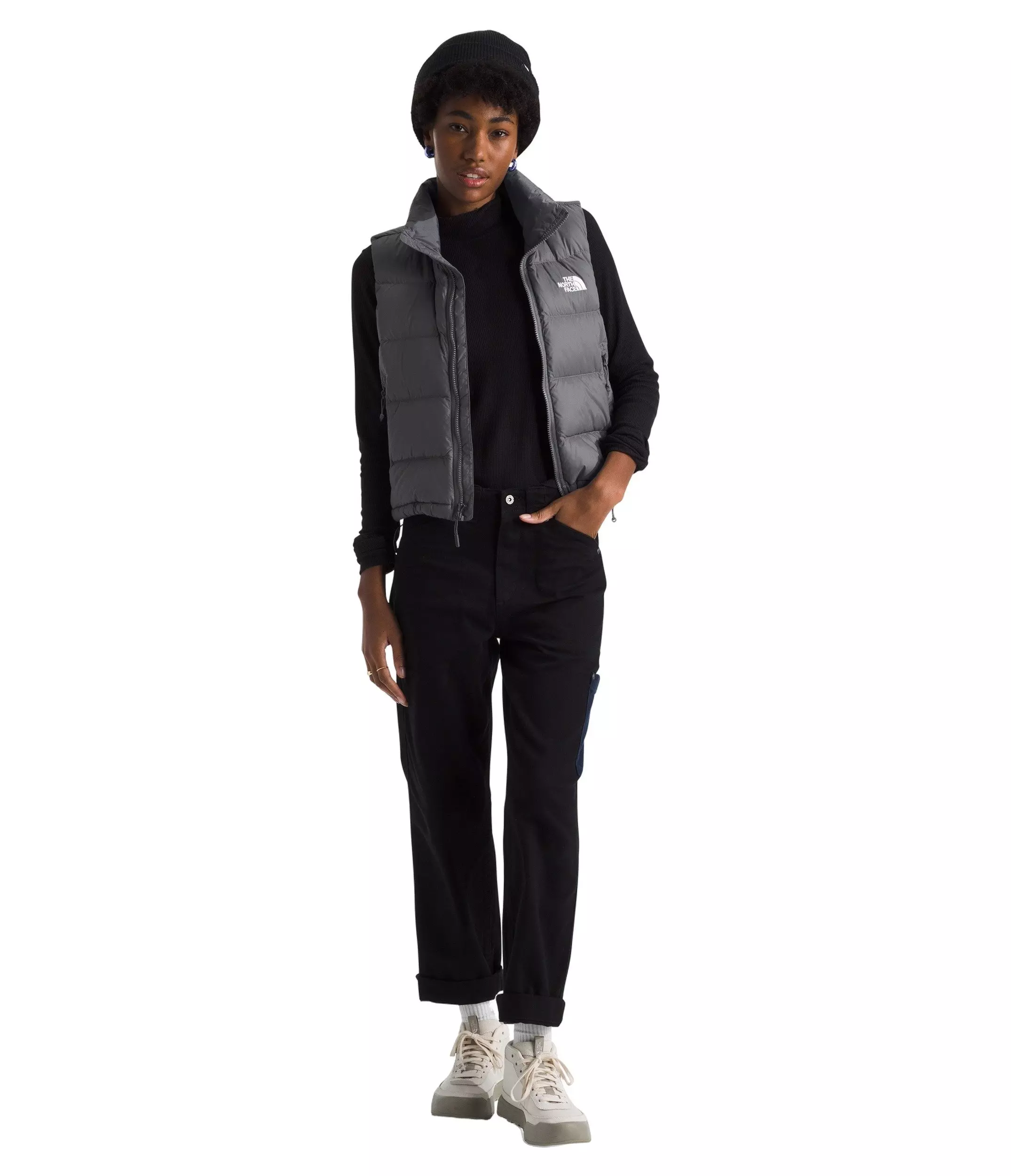 The North Face Women&rsquo;s Hydrenalite Down A-Line Vest - Smoked Pearl - SMOKED PEARL