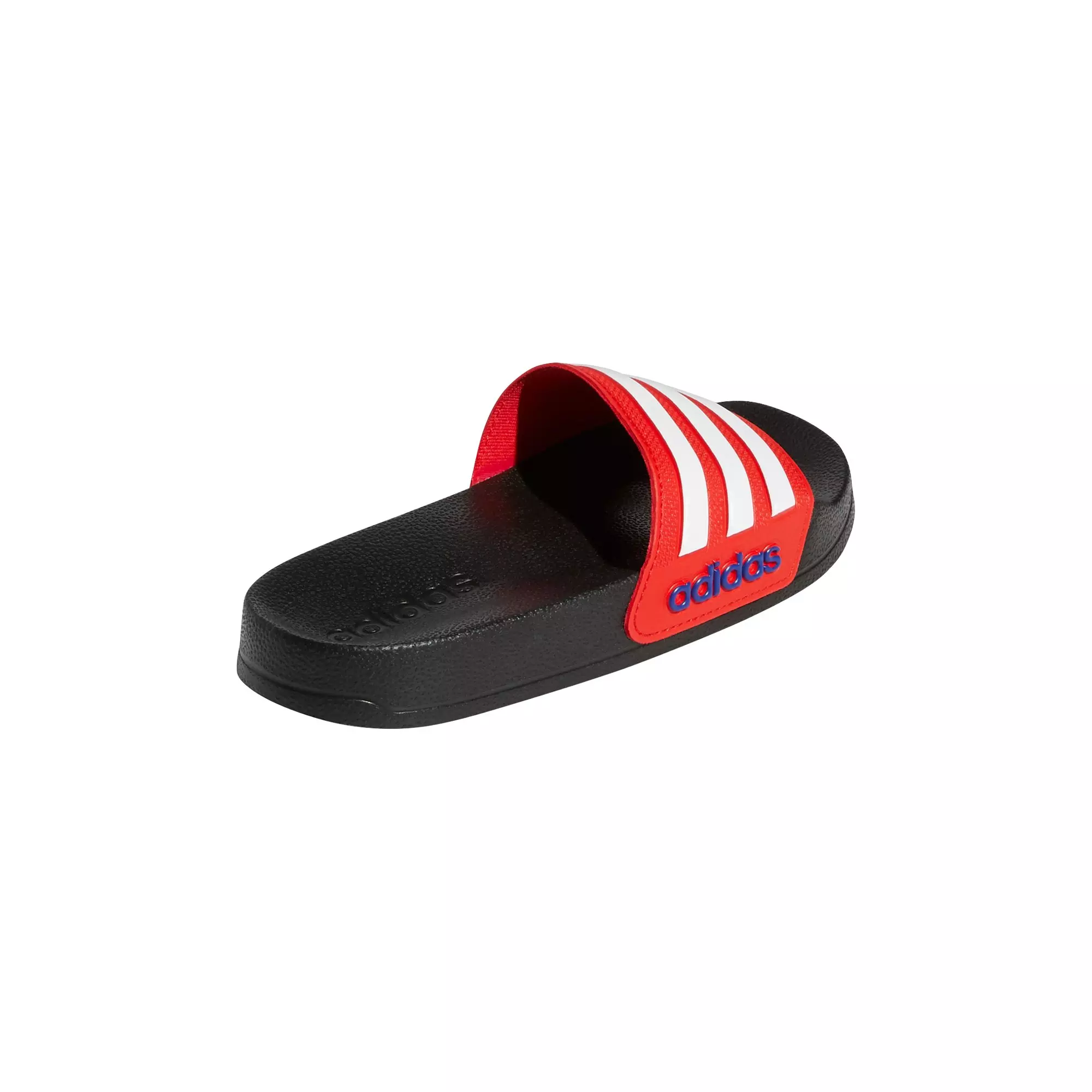 adidas Adilette Shower "Core Black/Ftwr White/Vivid Red" Preschool Boys' Slide - BLACK/WHITE/RED