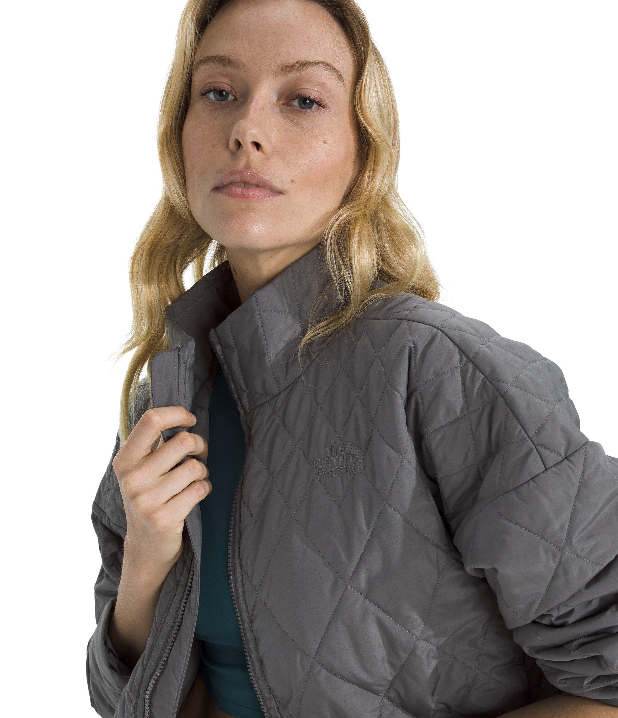 The North Face Women&rsquo;s Diamond Peak Insulated Jacket -Pearl Grey - PEARL GREY Thumbnail View 3