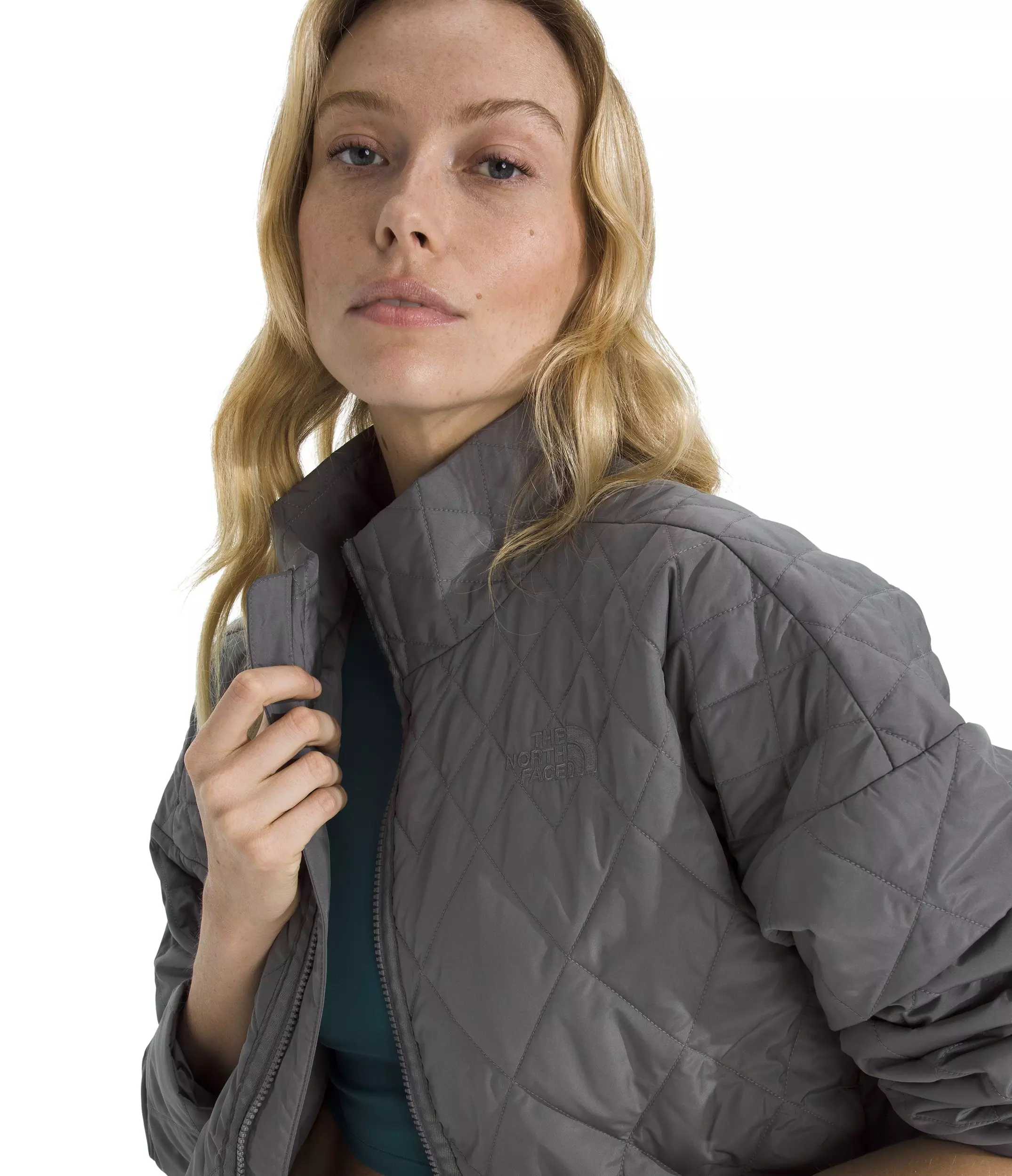 The North Face Women’s Diamond Peak Insulated Jacket -Pearl Grey - PEARL GREY