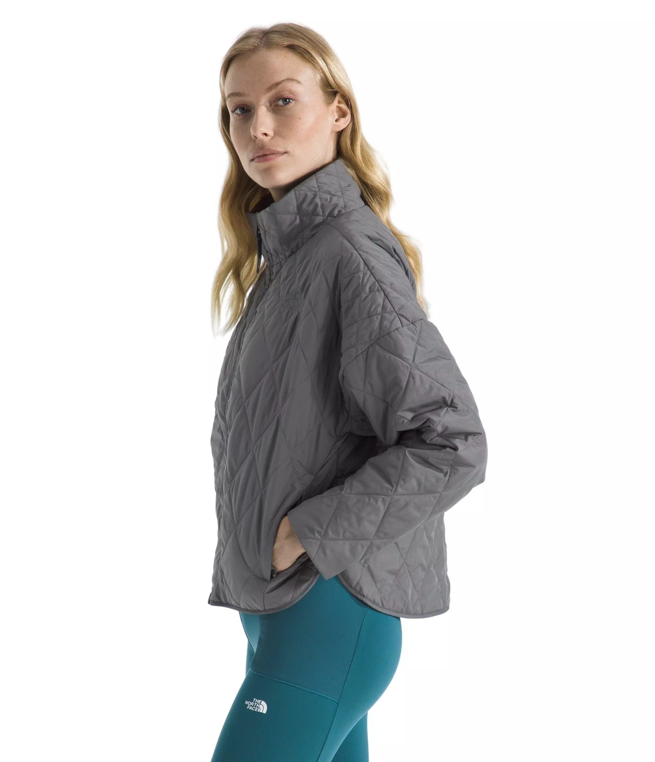 The North Face Women’s Diamond Peak Insulated Jacket -Pearl Grey - PEARL GREY