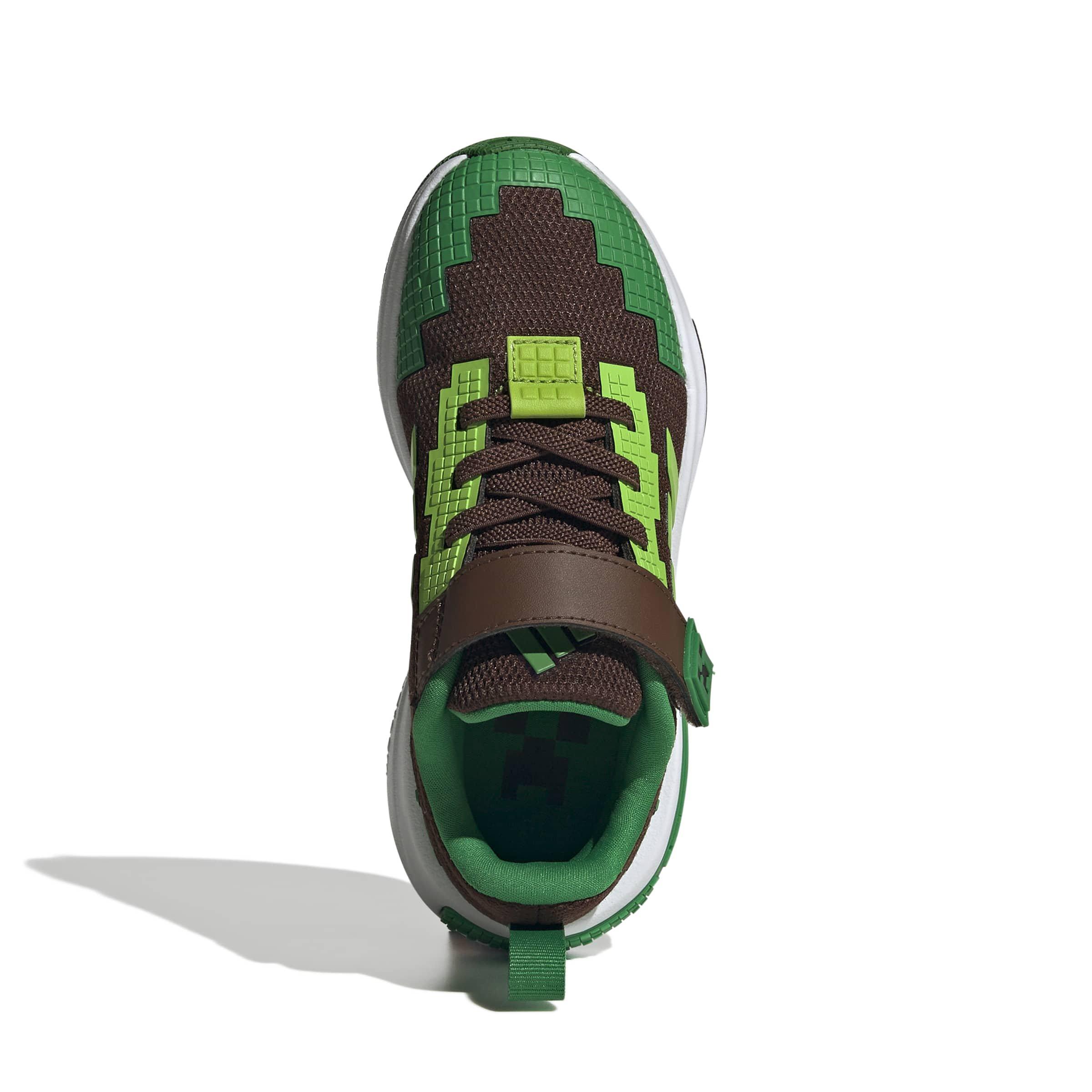 adidas Minecraft Pro "Auburn/Semi Solar Green/Ftwr White" Preschool Boys' Shoe - AUBURN/GREEN/WHITE Thumbnail View 5