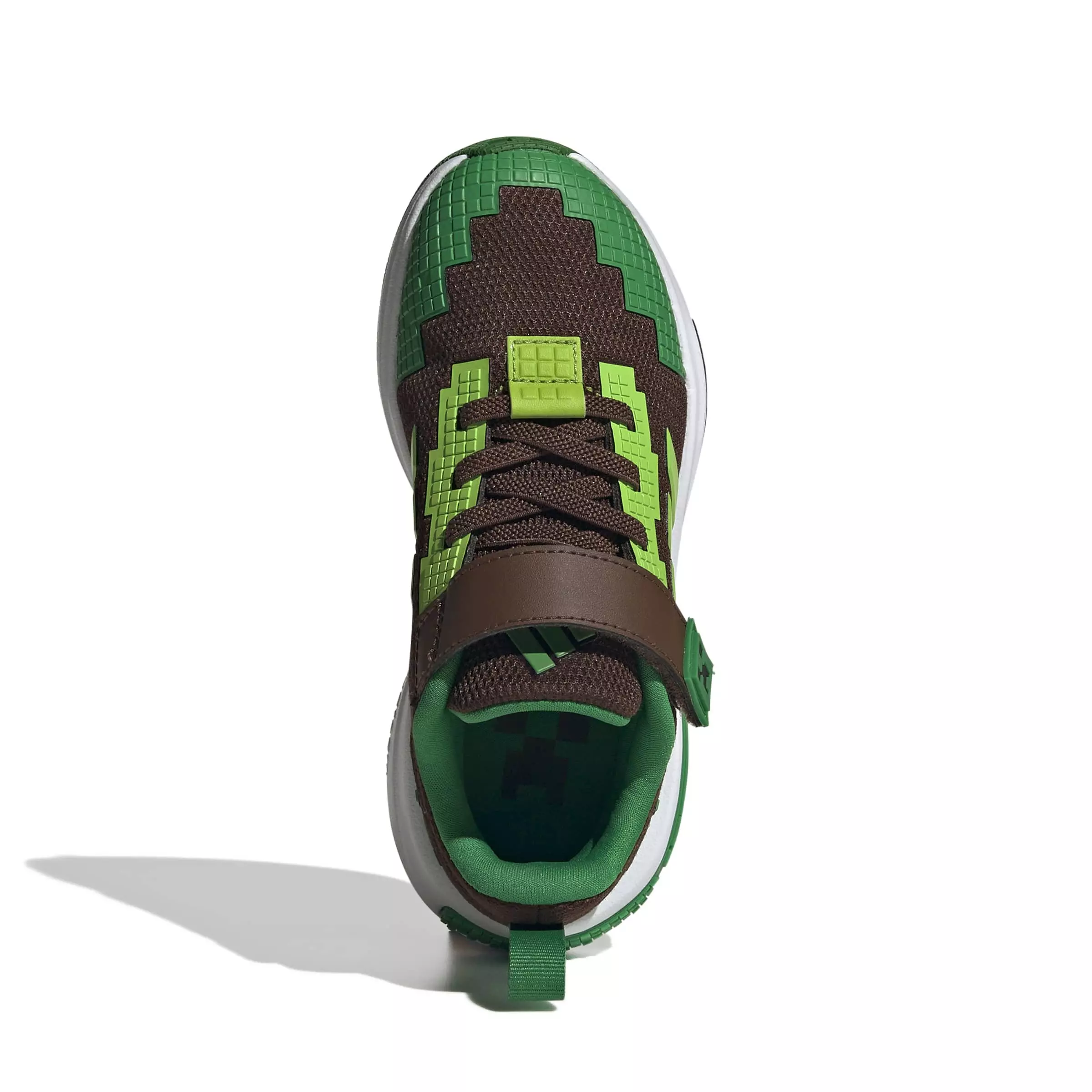 adidas Minecraft Pro "Auburn/Semi Solar Green/Ftwr White" Preschool Boys' Shoe - AUBURN/GREEN/WHITE