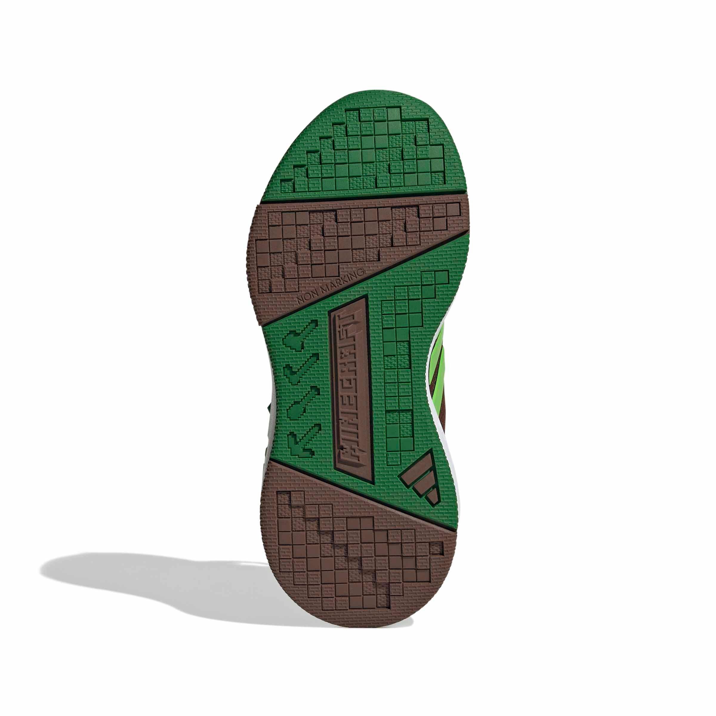 adidas Minecraft Pro "Auburn/Semi Solar Green/Ftwr White" Preschool Boys' Shoe - AUBURN/GREEN/WHITE Thumbnail View 6