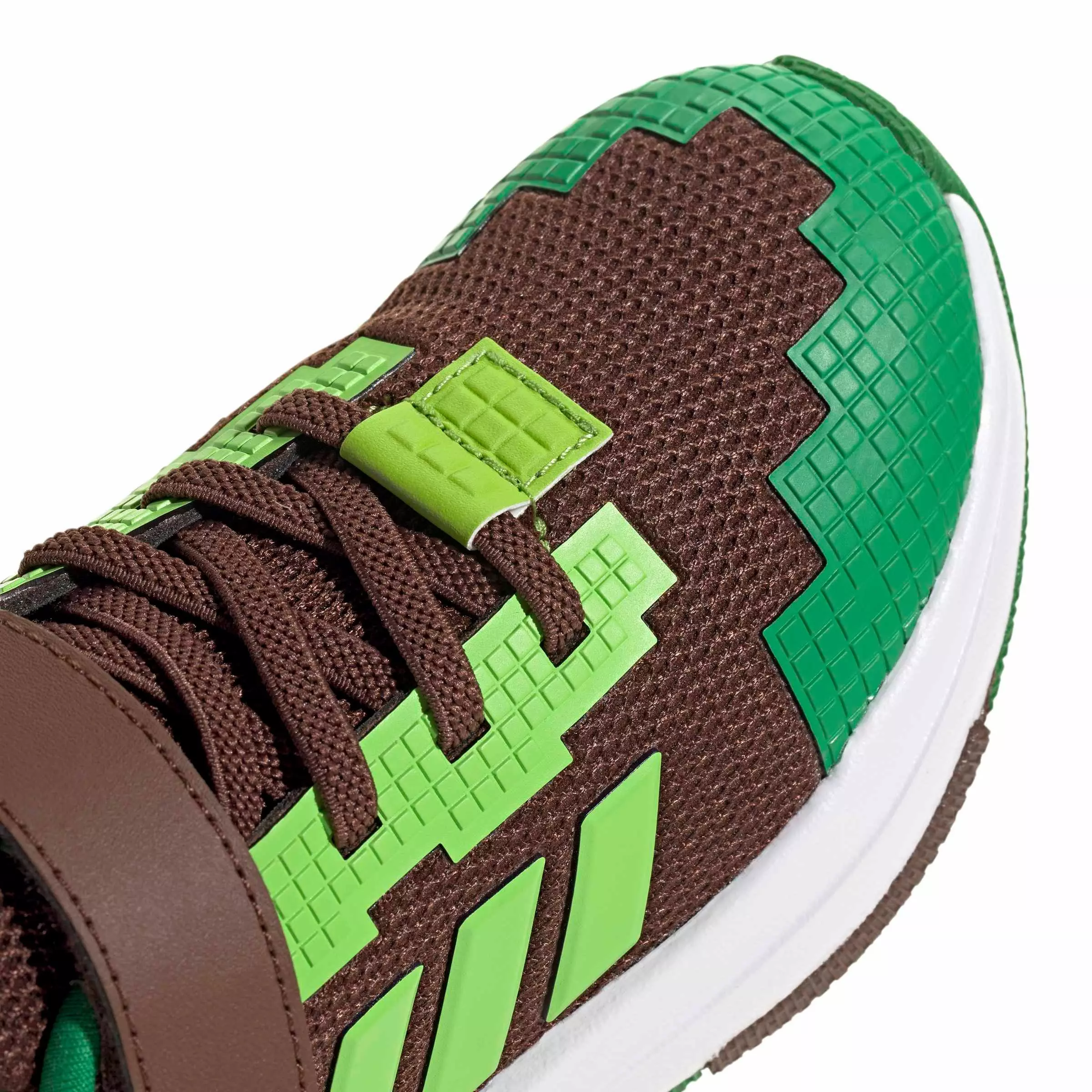 adidas Minecraft Pro "Auburn/Semi Solar Green/Ftwr White" Preschool Boys' Shoe - AUBURN/GREEN/WHITE