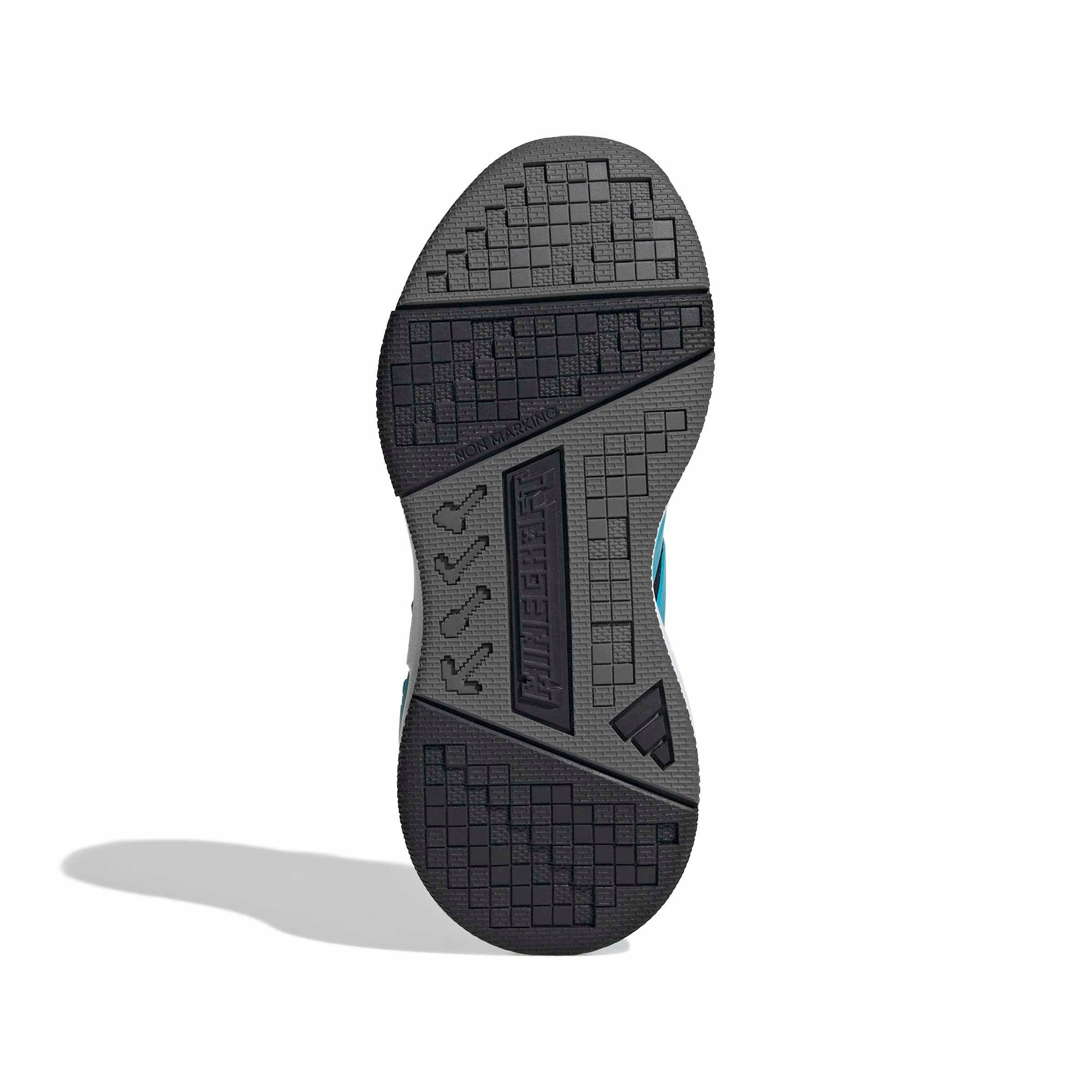 adidas Minecraft Pro "Core Black/Lucid Cyan/Ftwr White" Preschool Boys' Shoe - BLACK/CYAN/WHITE Thumbnail View 6