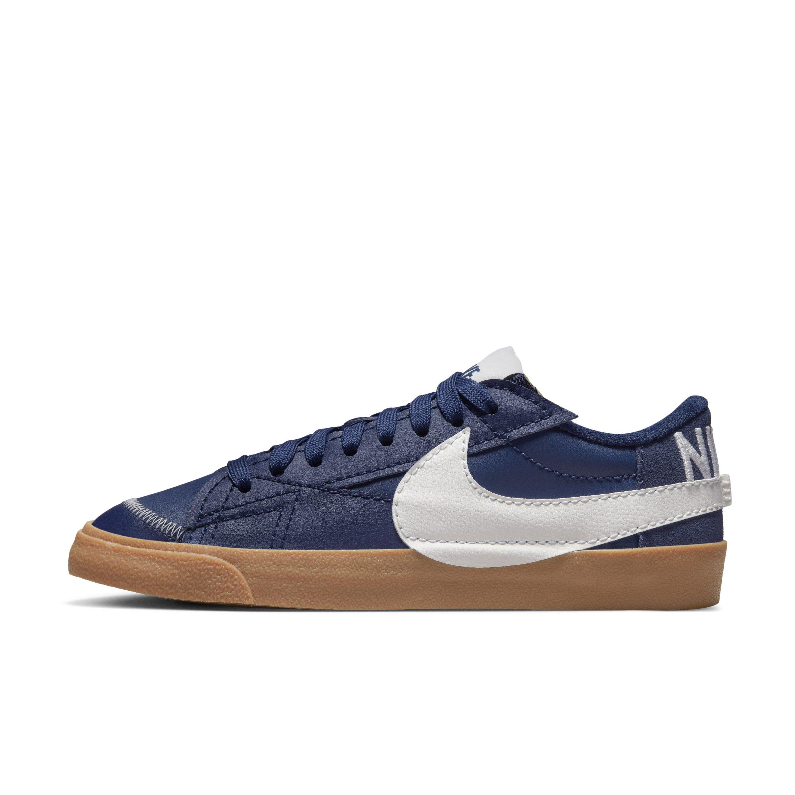 Nike Blazer Low '77 Jumbo "Midnight Navy/Sail/Gum Medium Brown" Men's Shoe - NAVY/SAIL/GUM MD BROWN Thumbnail View 2