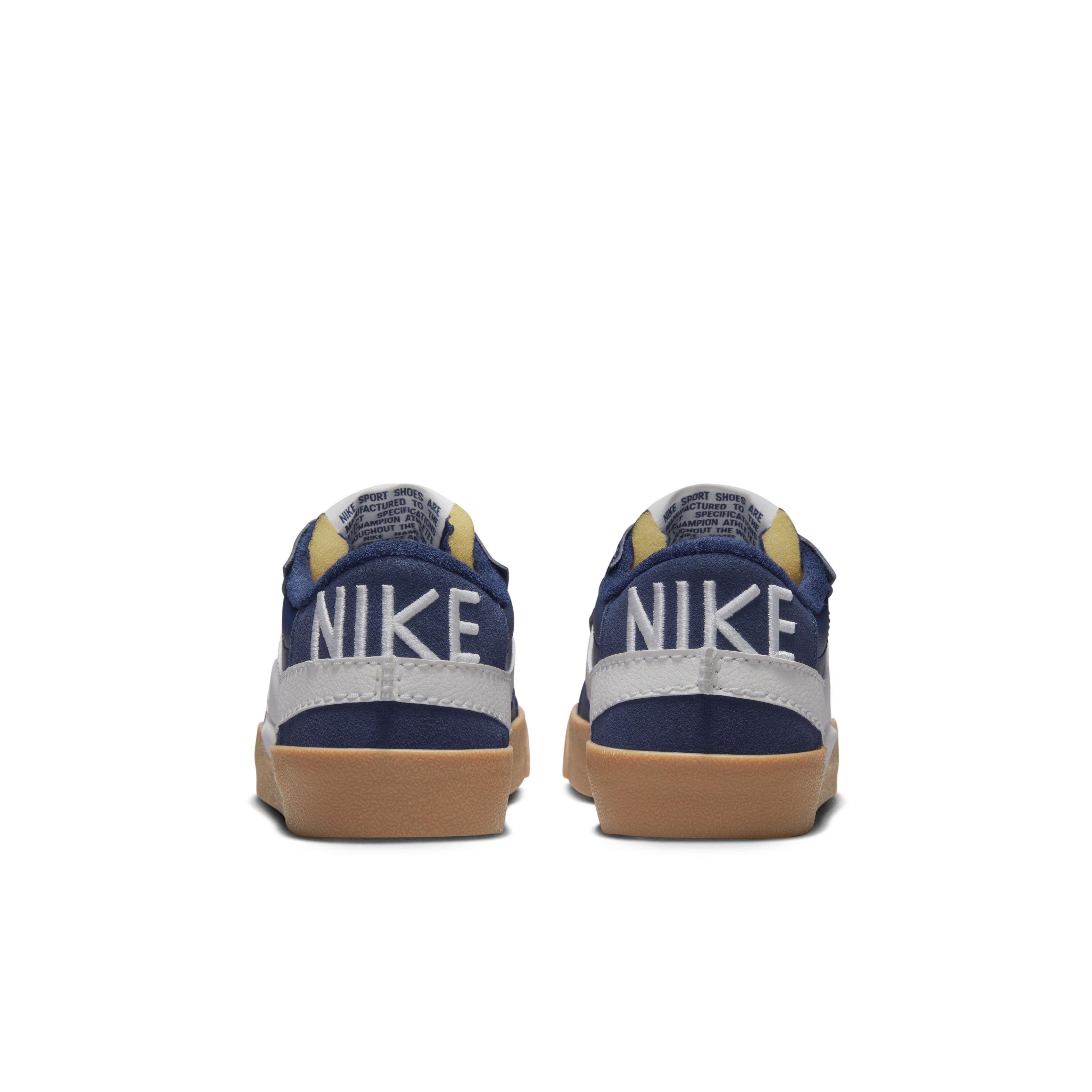 Nike Blazer Low '77 Jumbo "Midnight Navy/Sail/Gum Medium Brown" Men's Shoe - NAVY/SAIL/GUM MD BROWN Thumbnail View 5