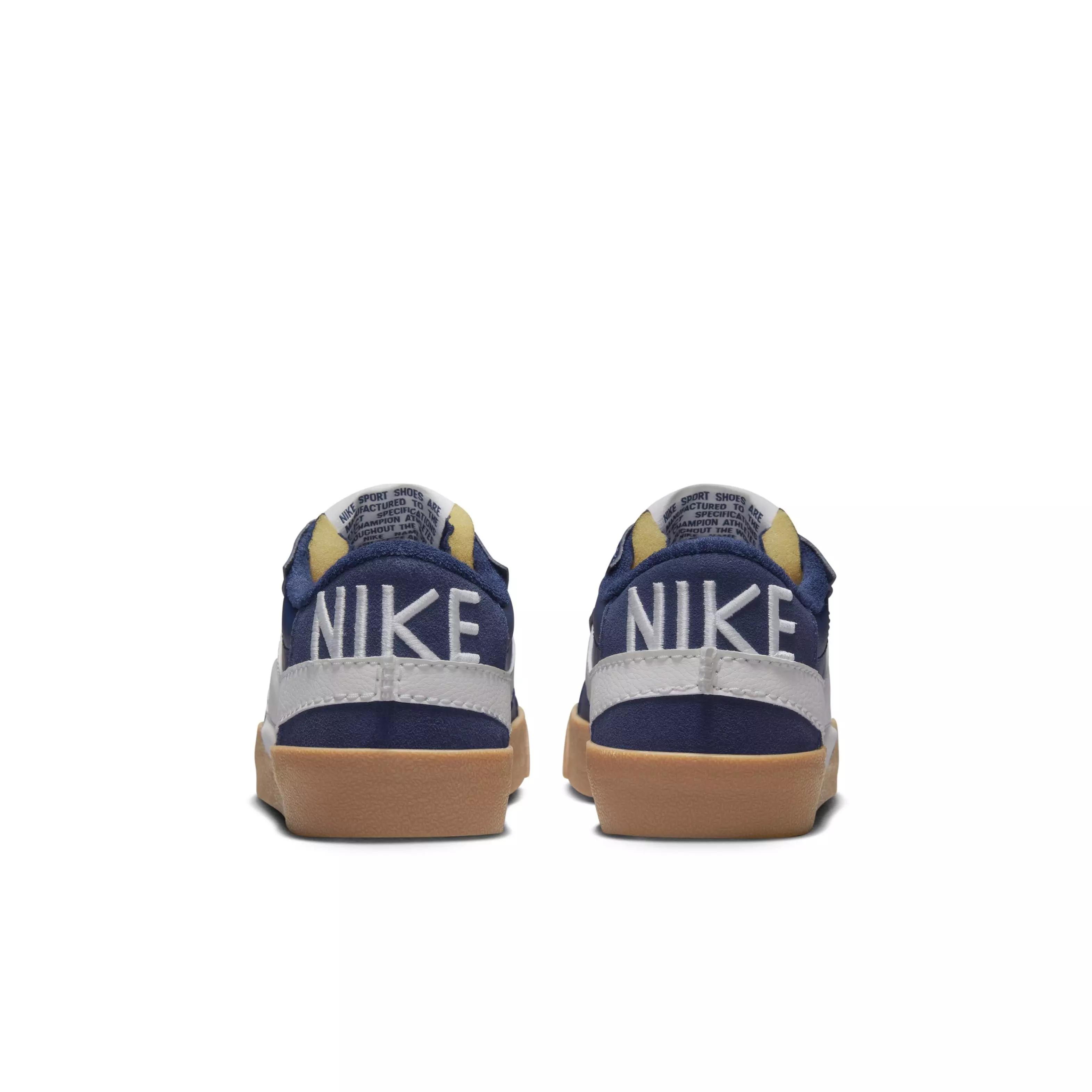 Nike Blazer Low '77 Jumbo "Midnight Navy/Sail/Gum Medium Brown" Men's Shoe - NAVY/SAIL/GUM MD BROWN