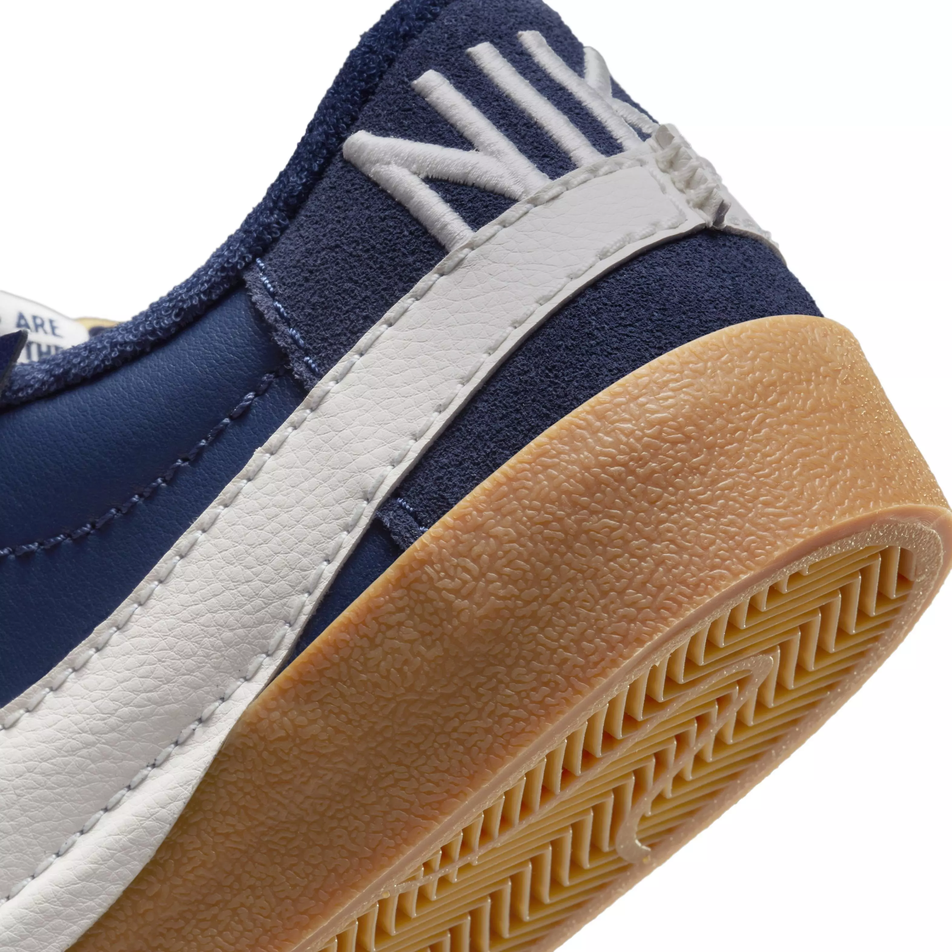 Nike Blazer Low '77 Jumbo "Midnight Navy/Sail/Gum Medium Brown" Men's Shoe - NAVY/SAIL/GUM MD BROWN