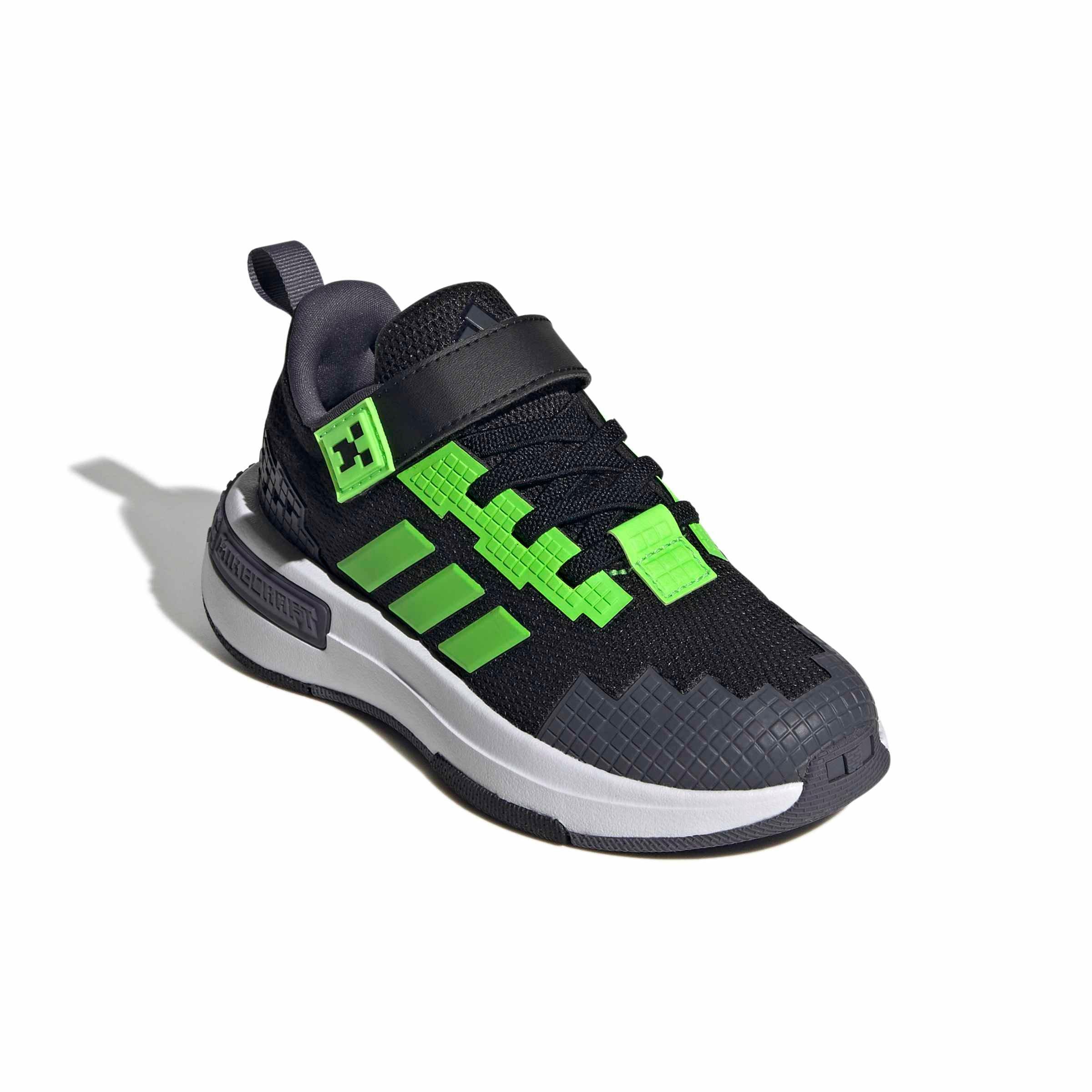 adidas Minecraft Pro "Core Black/Ftwr White/Aurora Onix" Preschool Boys' Shoe - BLACK/WHITE/ONIX Thumbnail View 3