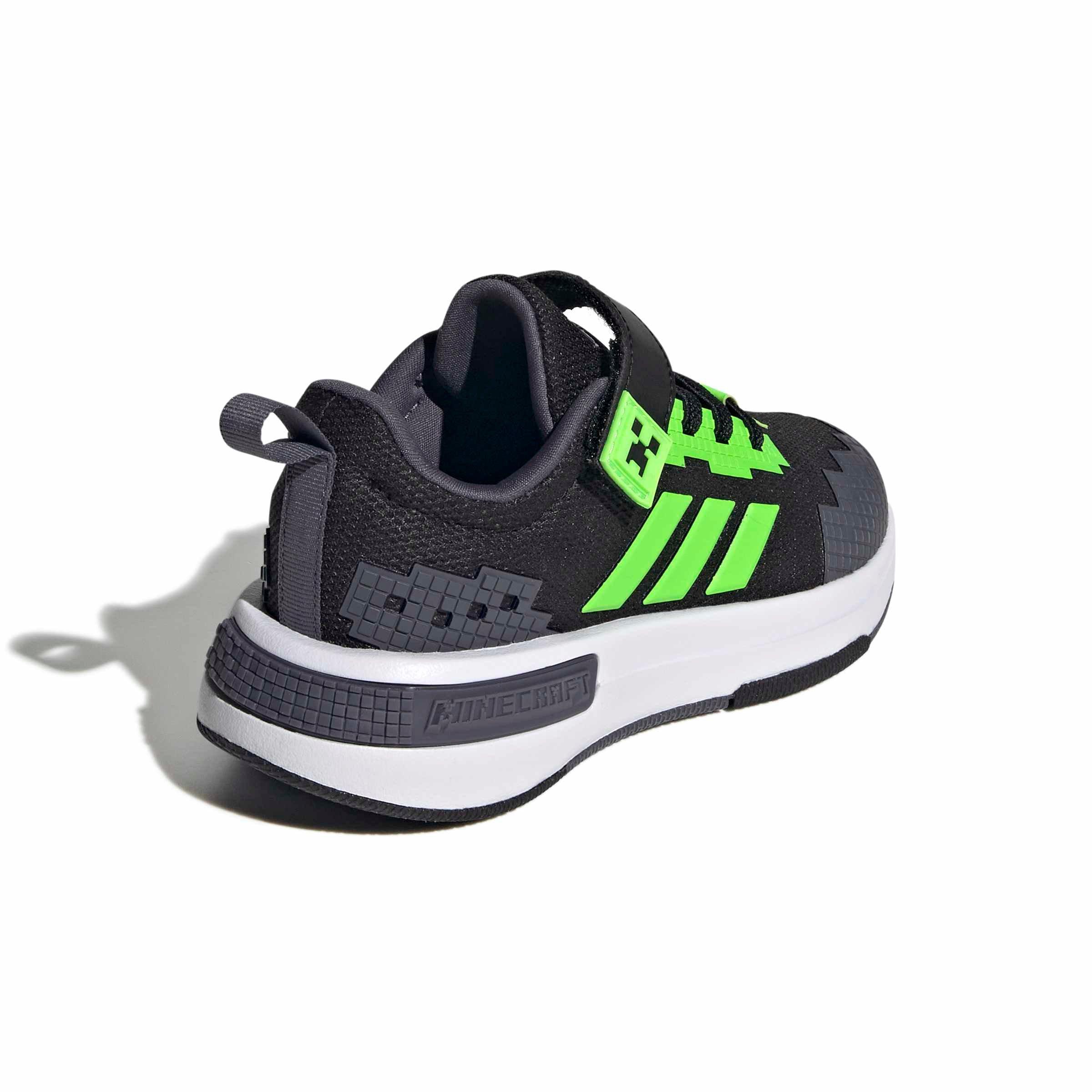 adidas Minecraft Pro "Core Black/Ftwr White/Aurora Onix" Preschool Boys' Shoe - BLACK/WHITE/ONIX Thumbnail View 4