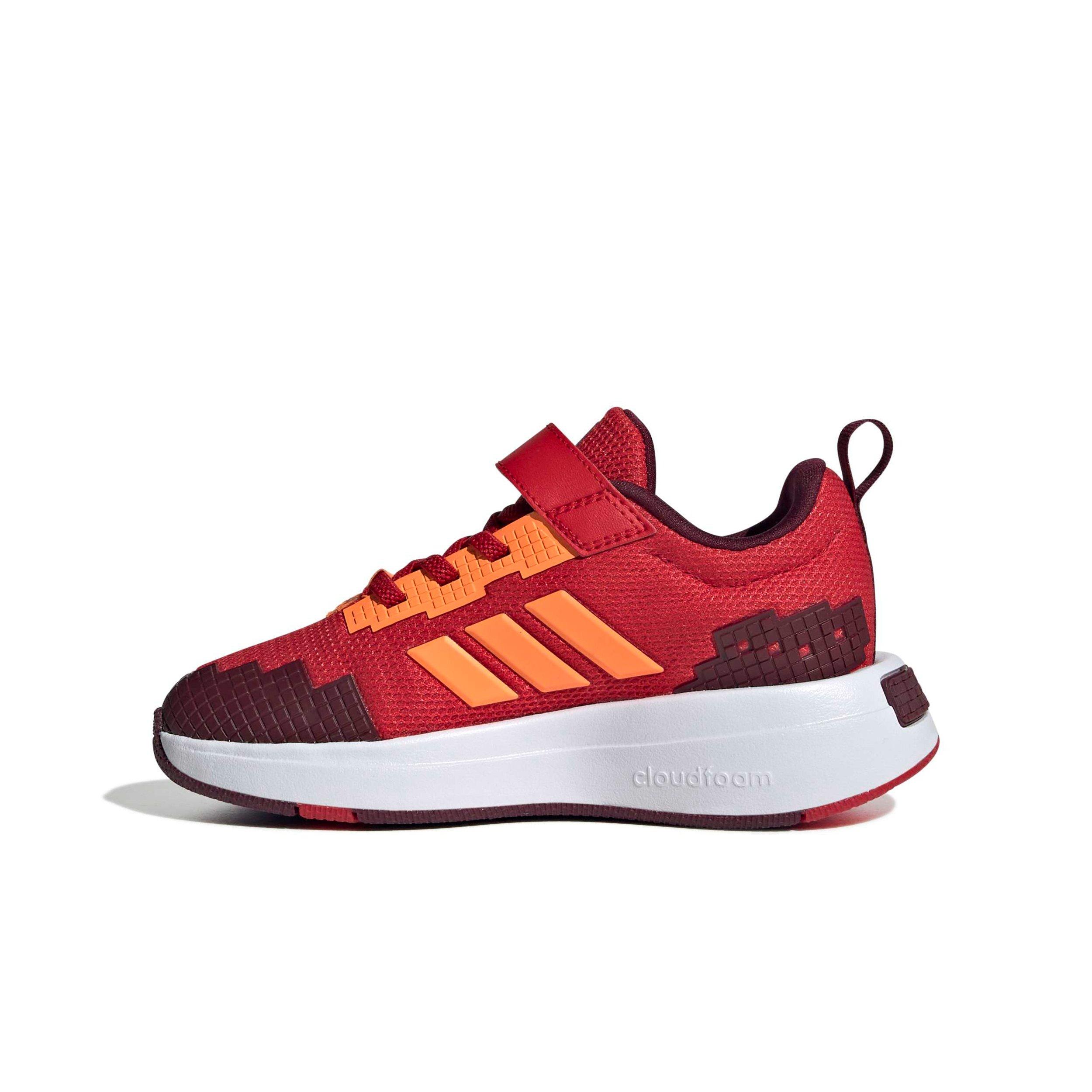 adidas Minecraft Pro "Better Scarlet/Lucid Orange/Maroon" Preschool Boys' Shoe - SCARLET/ORANGE/MAROON Thumbnail View 2