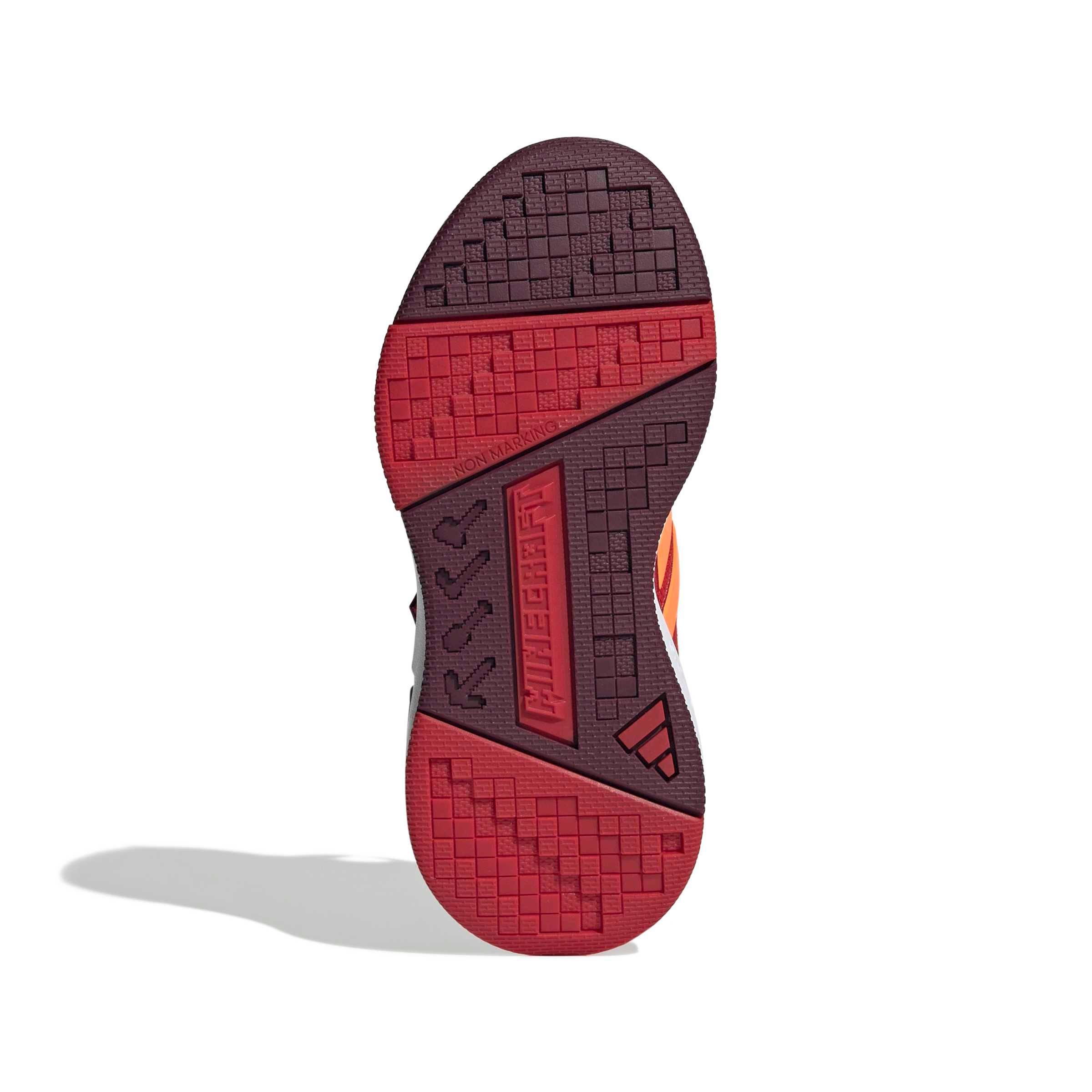 adidas Minecraft Pro "Better Scarlet/Lucid Orange/Maroon" Preschool Boys' Shoe - SCARLET/ORANGE/MAROON Thumbnail View 6