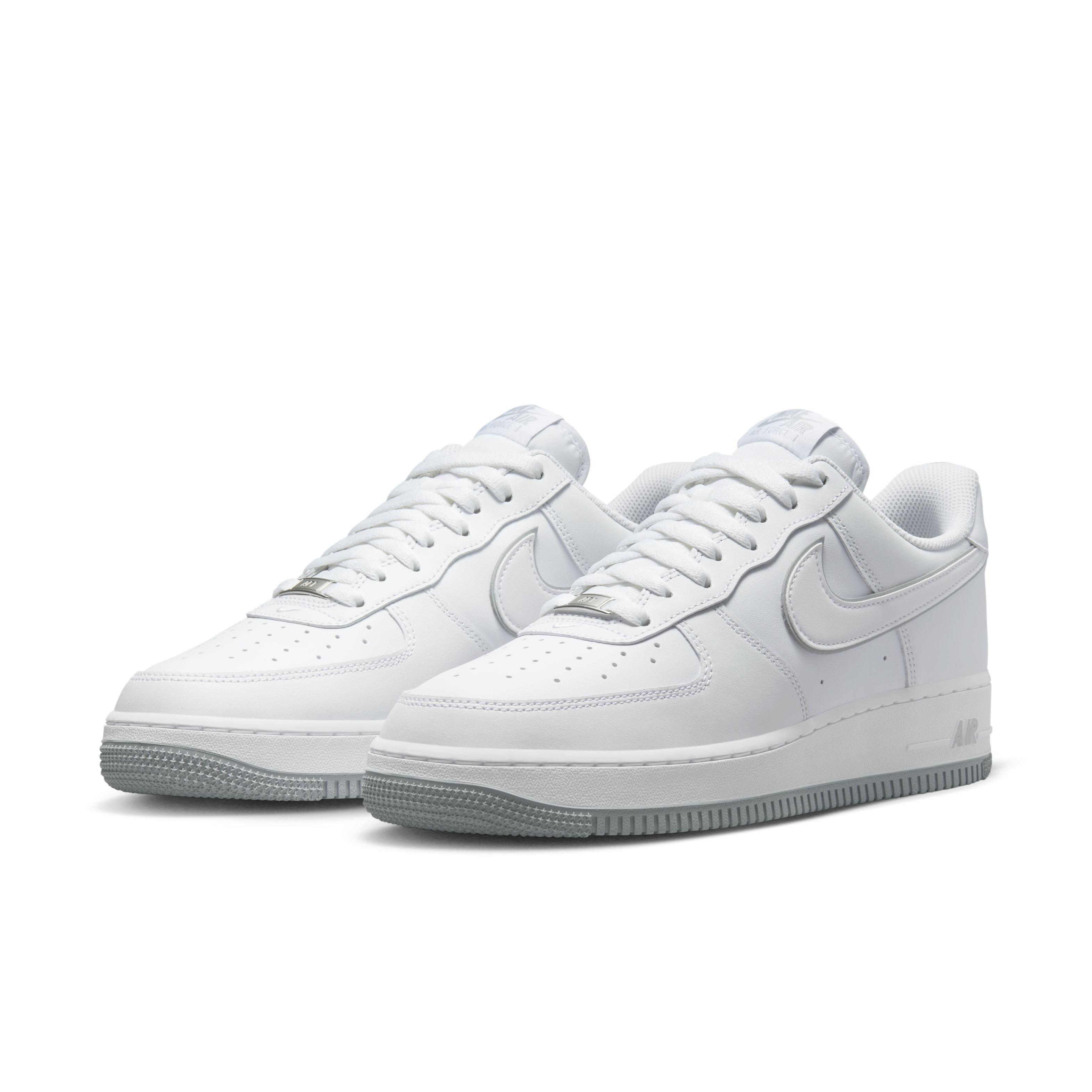 grey white air force ones